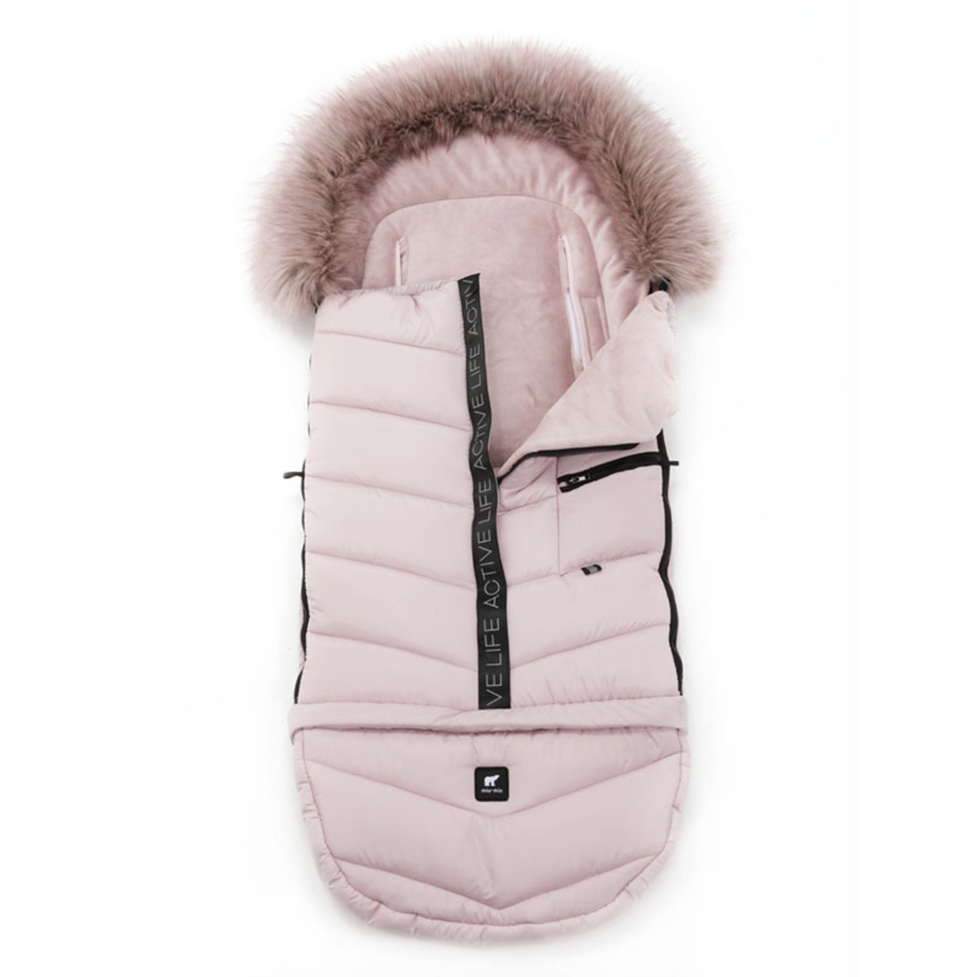 Knirpsenland Winterfußsack EVEREST – Rosa (Rose Blossom Edition)