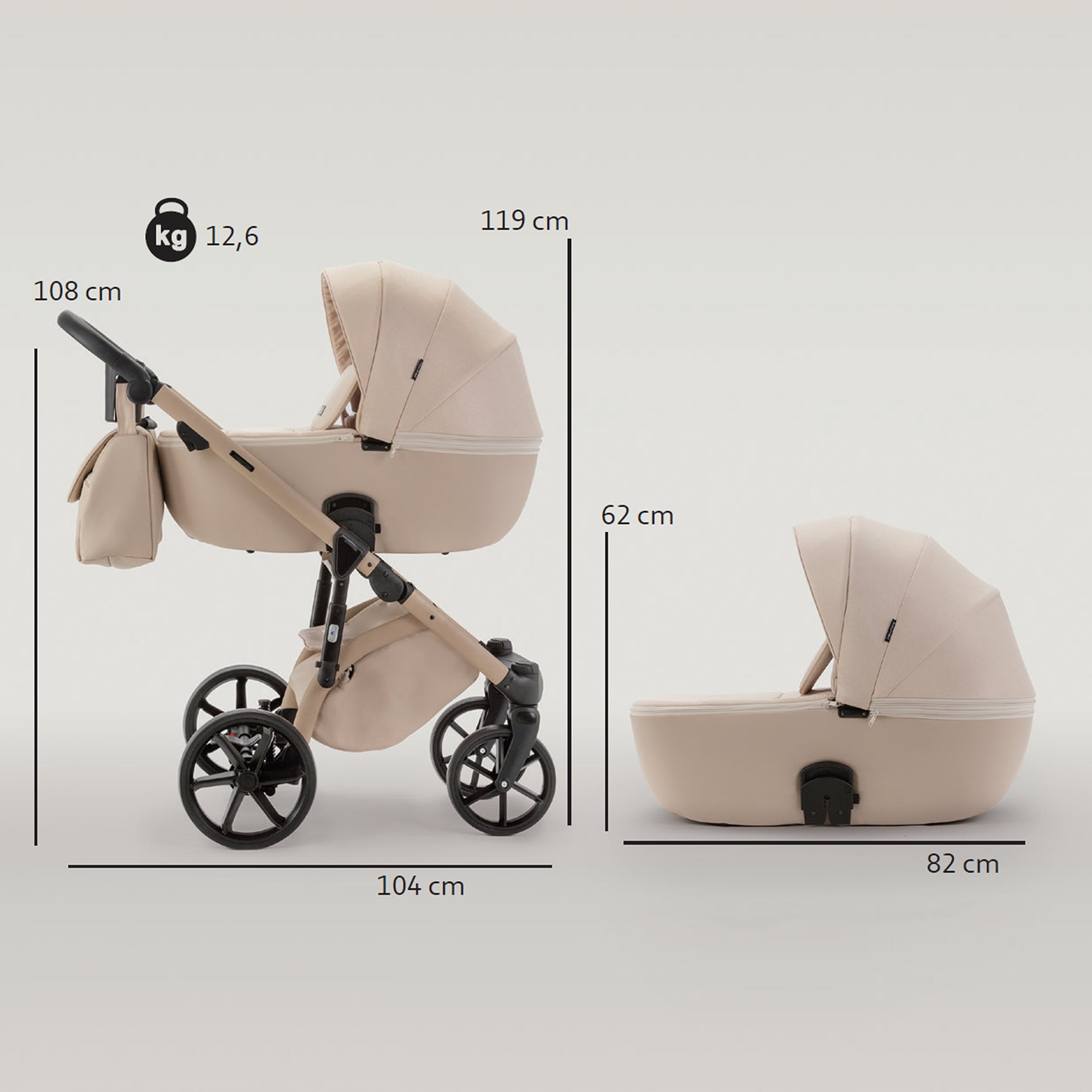 Kombi Kinderwagen Lifetime 2.0 Knirpsenland