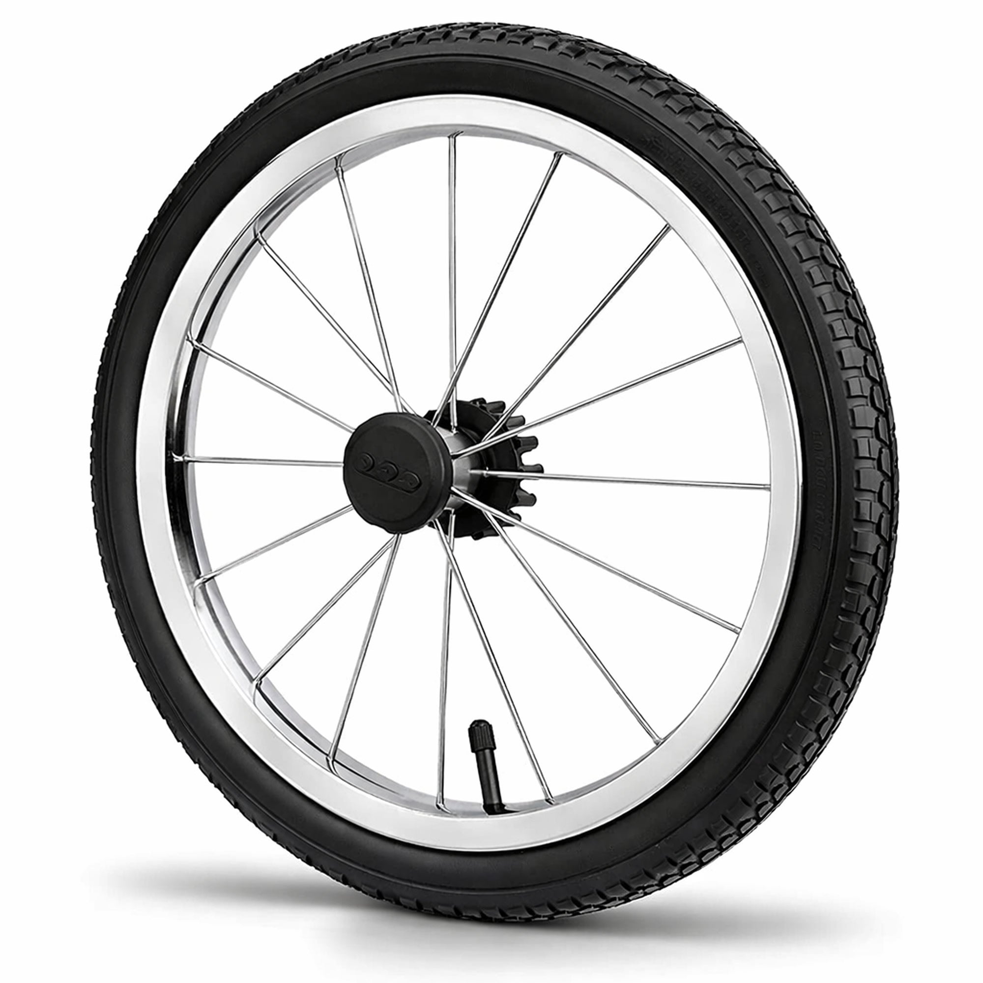 Knirpsenland Kinderwagenrad 14 Zoll Retro Style – Chrome