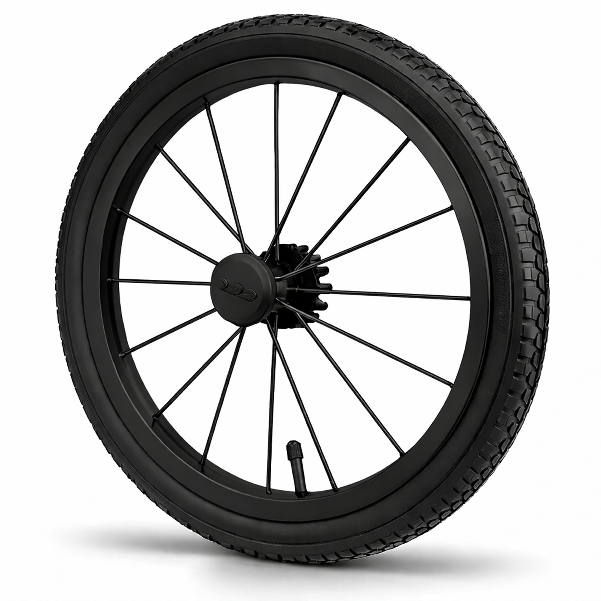 Knirpsenland Kinderwagenrad 14 Zoll Retro Style – Schwarz