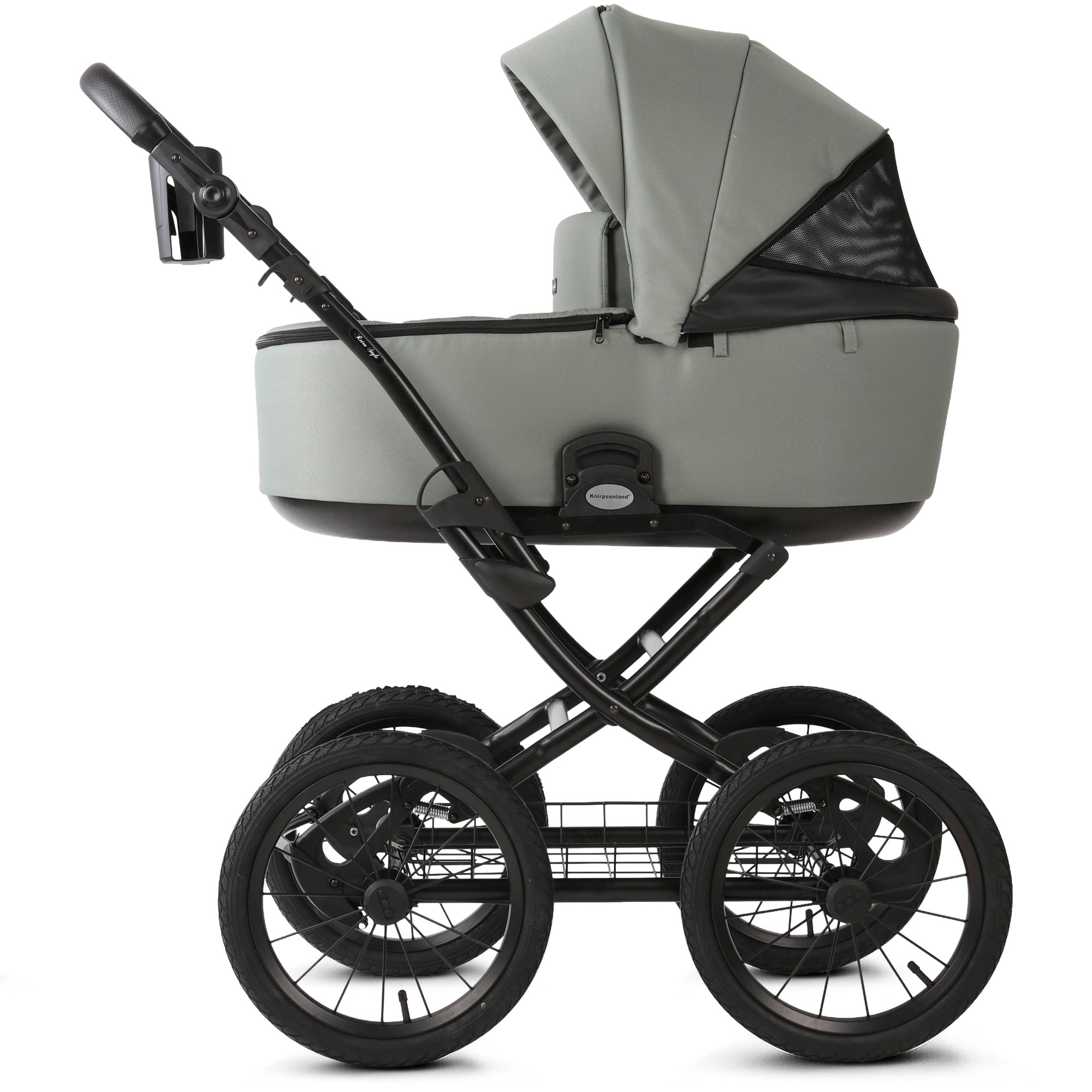 Knirpsenland Retro Style Kinderwagen – Urban Olive