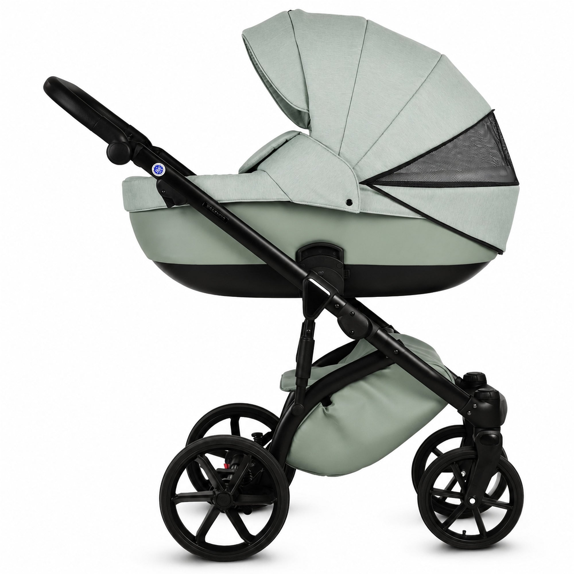 Knirpsenland Valencia Mint – Kombi-Kinderwagen 2in1 mit Babywanne & Sportsitz