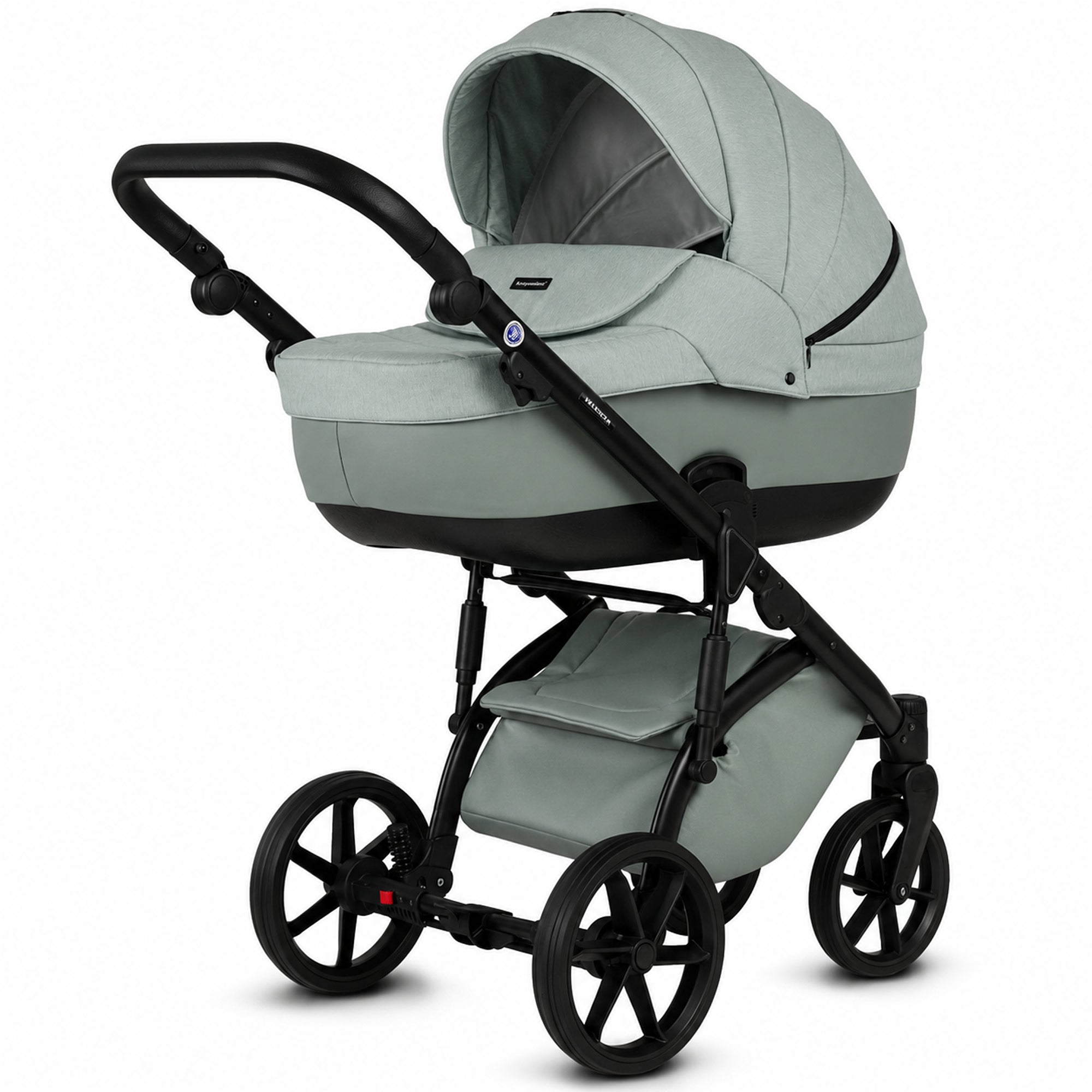 Knirpsenland Valencia Mint – Kombi-Kinderwagen 2in1 mit Babywanne & Sportsitz