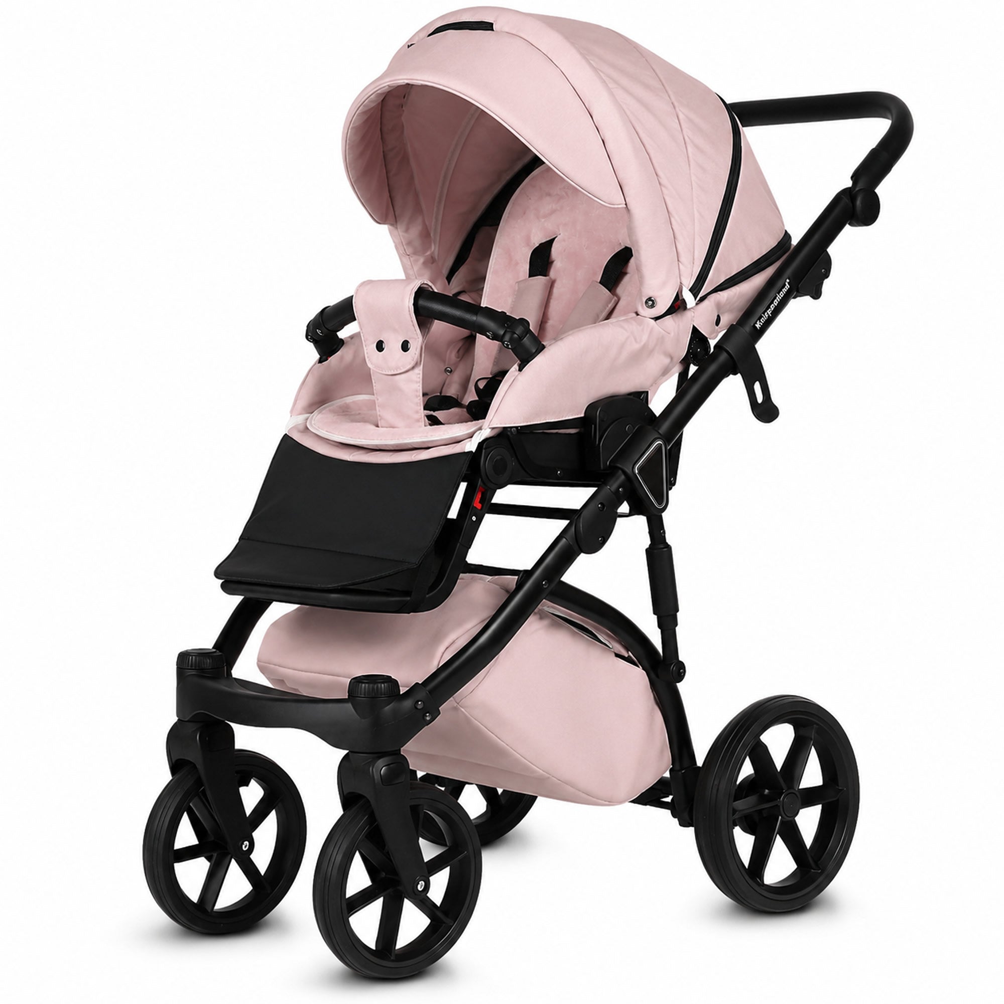 Knirpsenland Valencia Rosa – Kombi-Kinderwagen 2in1 mit Babywanne & Sportsitz