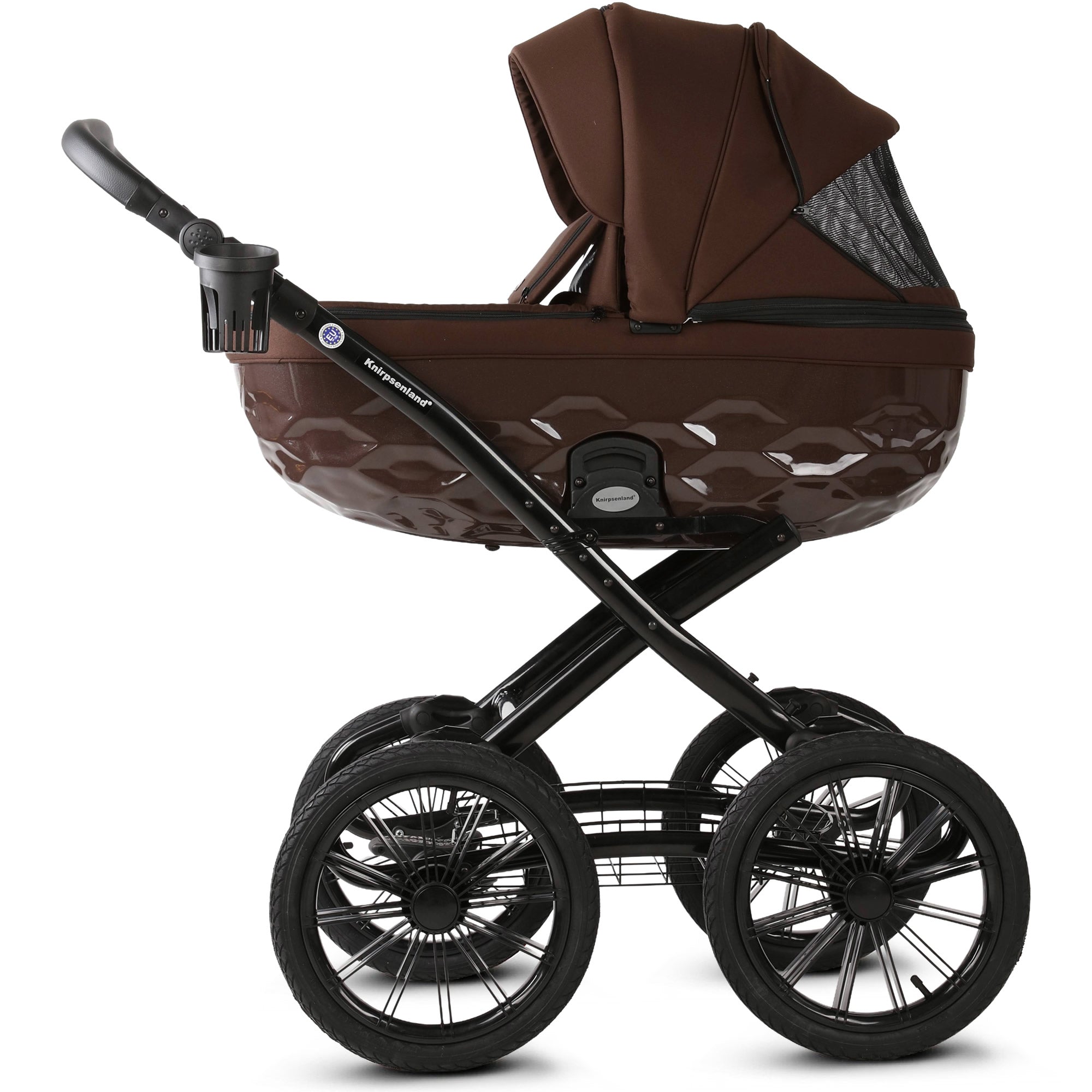 Knirpsenland Retro Exclusive Kinderwagen – Schokolade
