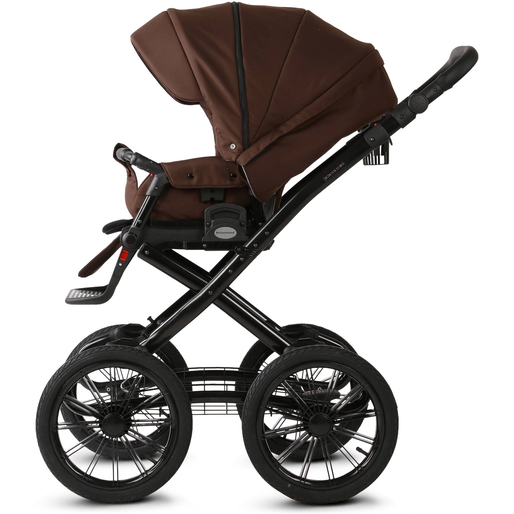 Knirpsenland Retro Exclusive Kinderwagen Braun – Schokolade Retro