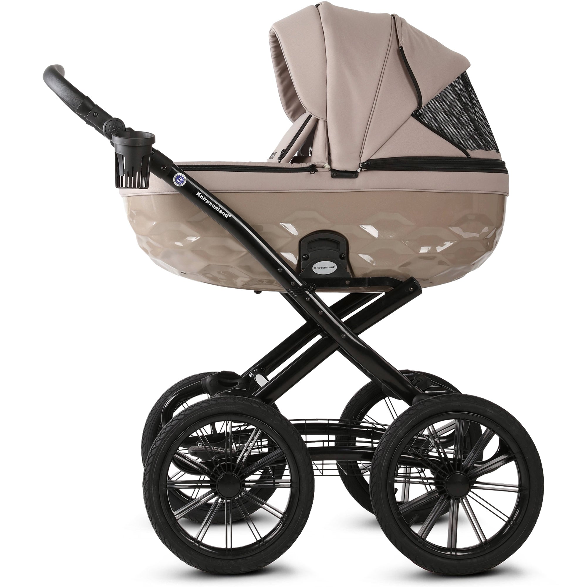 Knirpsenland Retro Exclusive Kinderwagen – Cappuccino