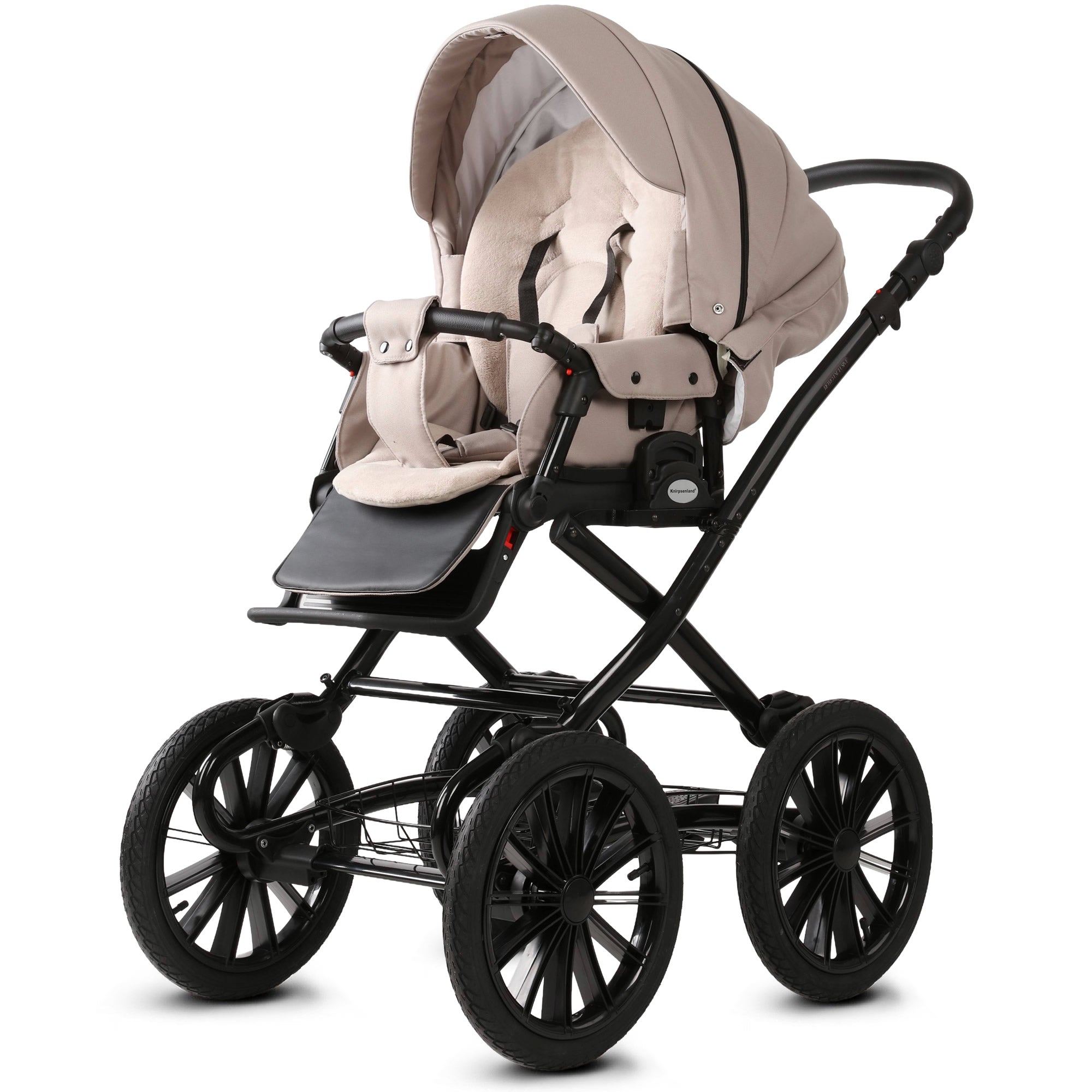 Knirpsenland Retro Exclusive Kinderwagen – Cappuccino