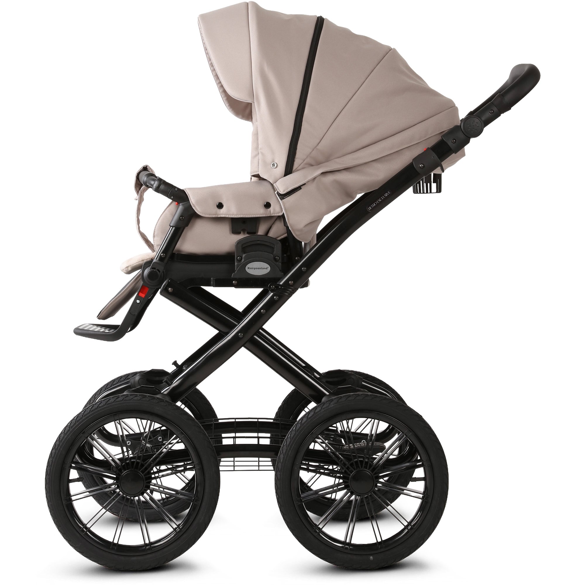 Knirpsenland Retro Exclusive Kinderwagen – Cappuccino