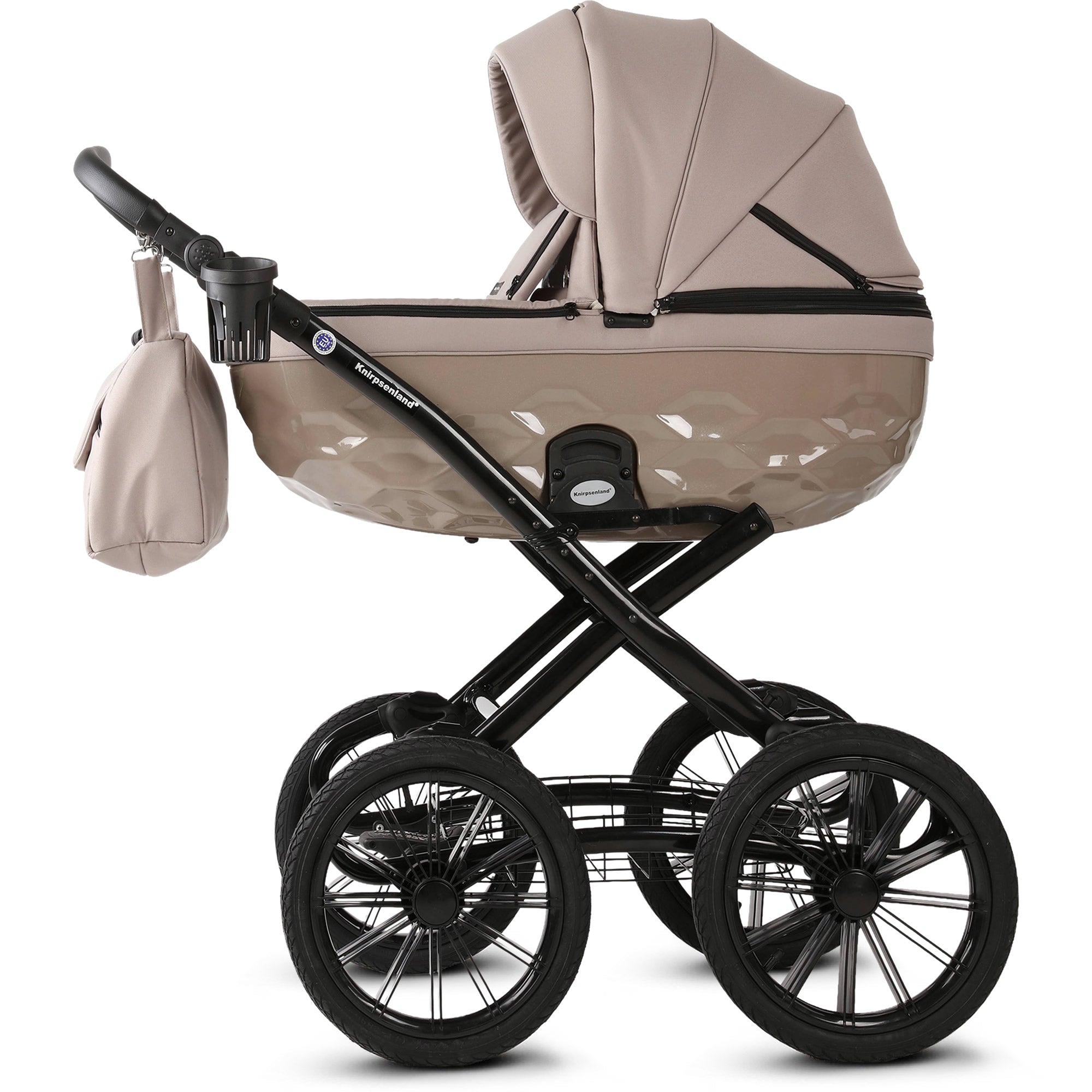 Knirpsenland Retro Exclusive Kinderwagen – Cappuccino