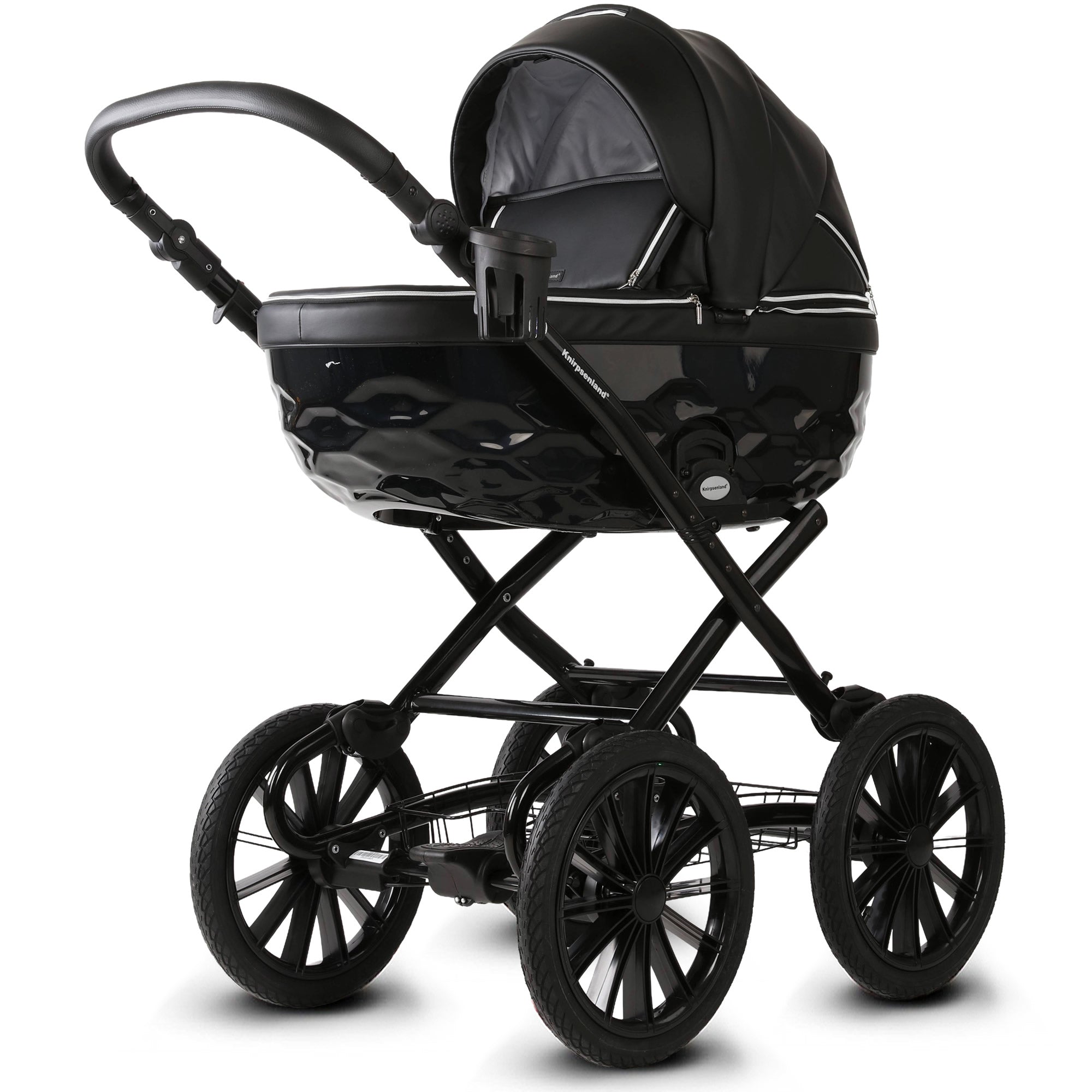 Knirpsenland Retro Exclusive Kinderwagen – Midnight Black