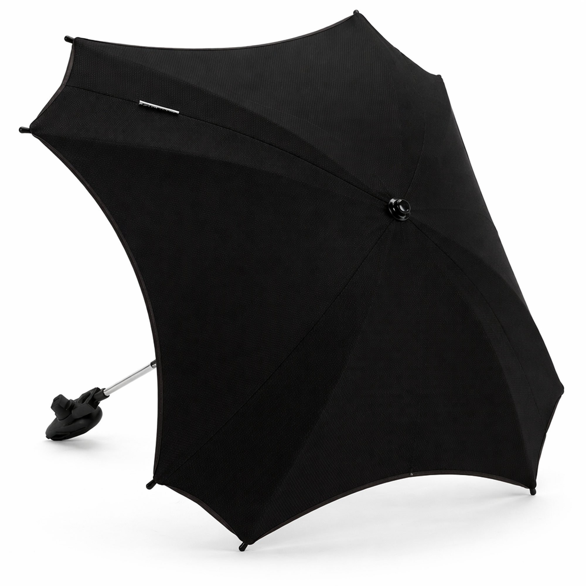 Knirpsenland Sonnenschirm Kinderwagen – Premium UV-Schutz | Retro Style Schwarz