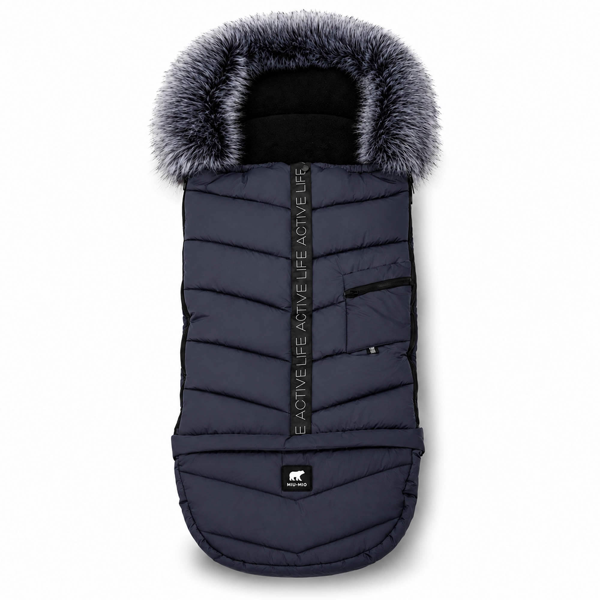 Knirpsenland Winterfußsack EVEREST – Anthrazit (Dark Graphite Edition)