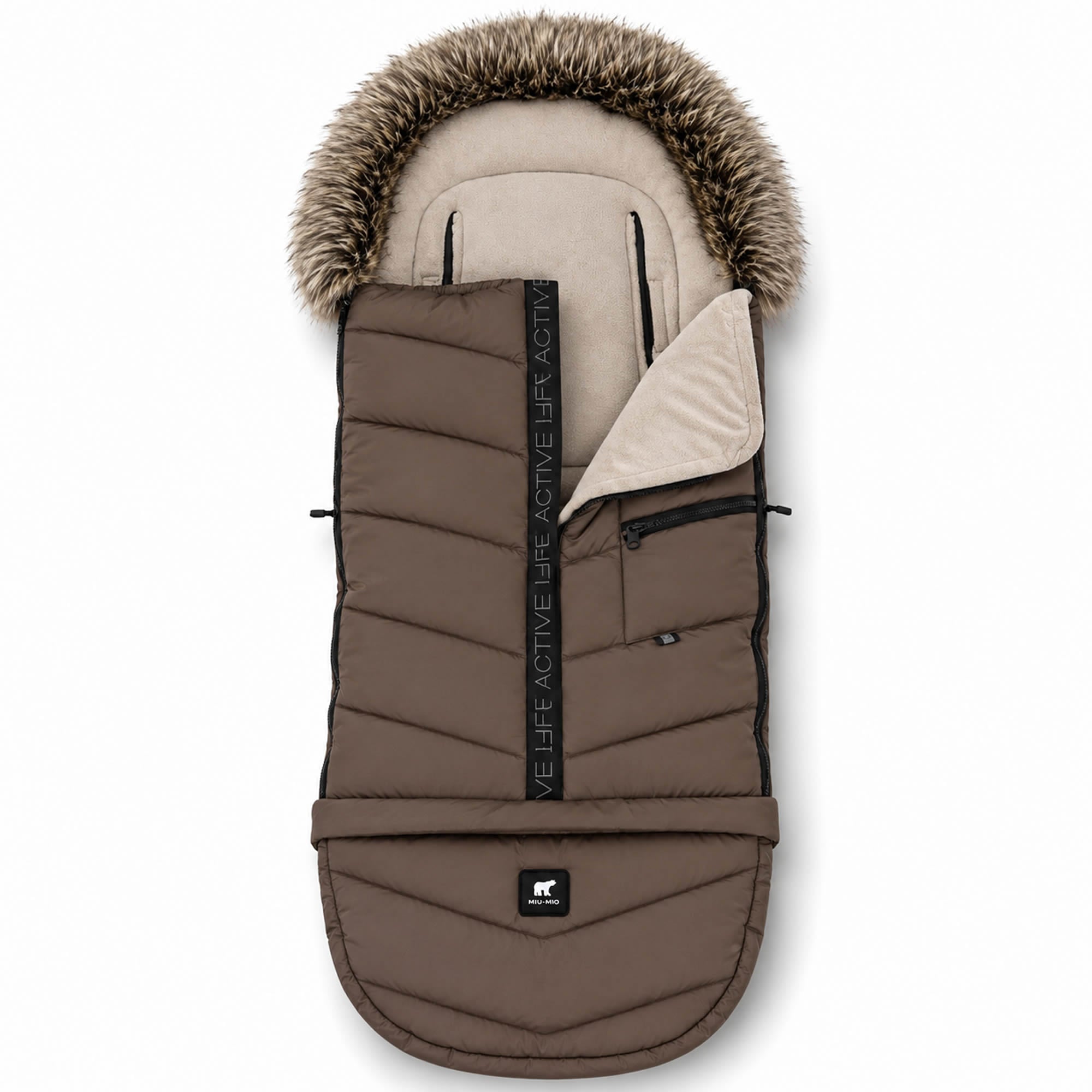 Knirpsenland Winterfußsack EVEREST – Braun (Chocolate Edition)
