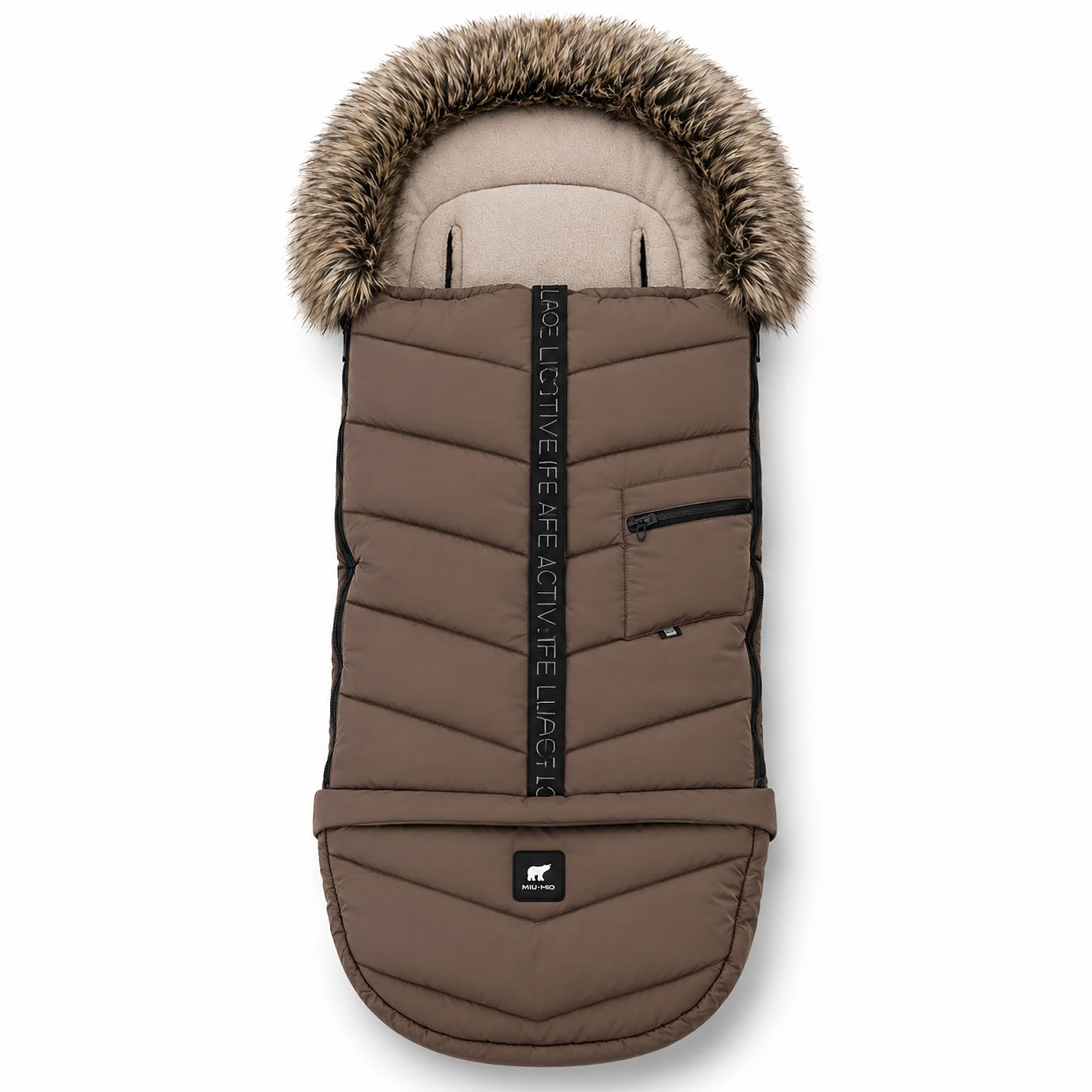 Knirpsenland Winterfußsack EVEREST – Braun (Chocolate Edition)