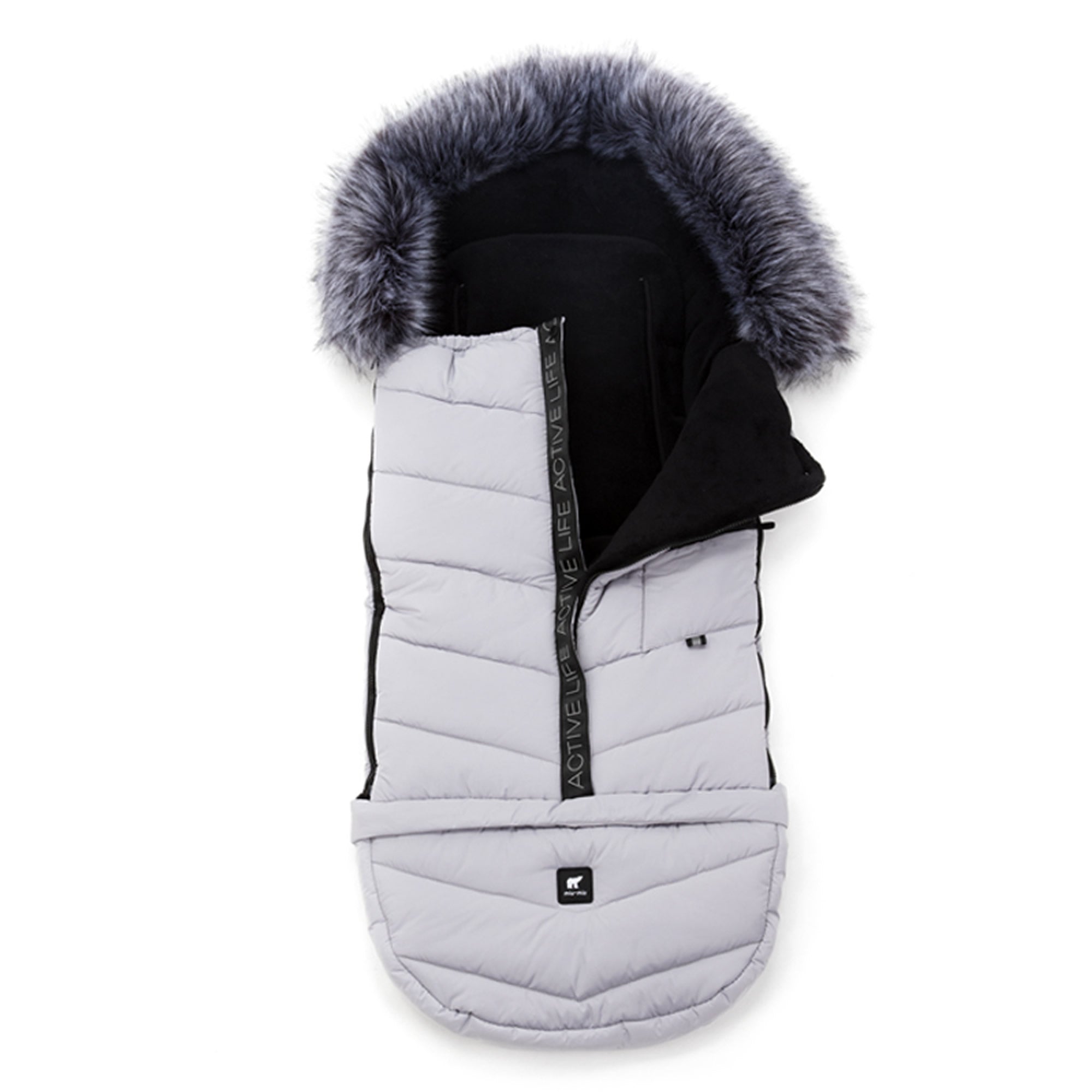 Knirpsenland Winterfußsack EVEREST – Grau (Stone Grey Edition)