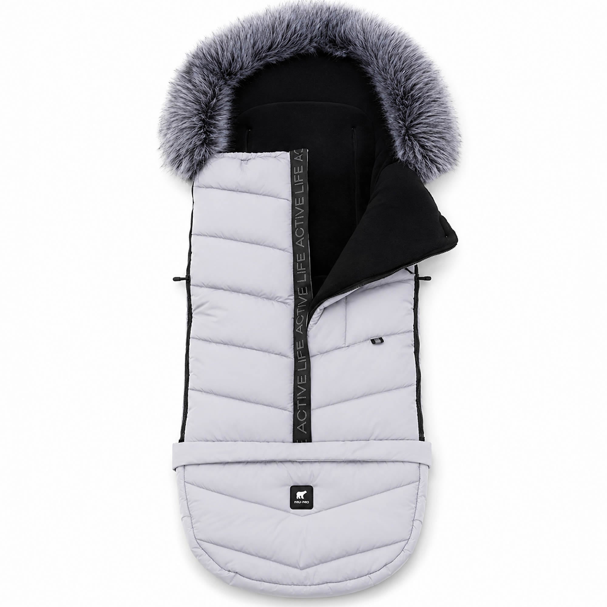 Knirpsenland Winterfußsack EVEREST – Grau (Stone Grey Edition)