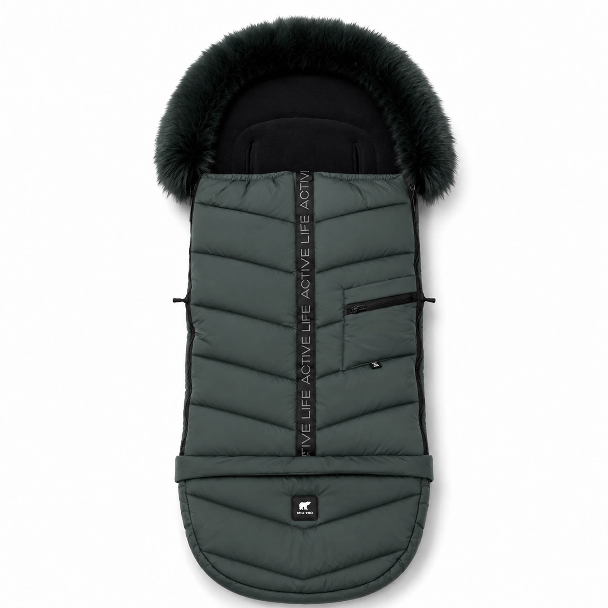 Knirpsenland Winterfußsack EVEREST – Grün (Forest Green Edition)