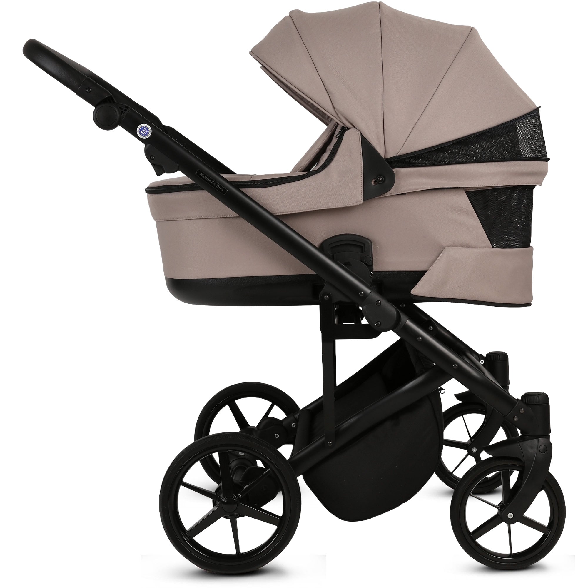 Knirpsenland Marbella Duo Cappuccino – Zwillings- & Geschwisterkinderwagen