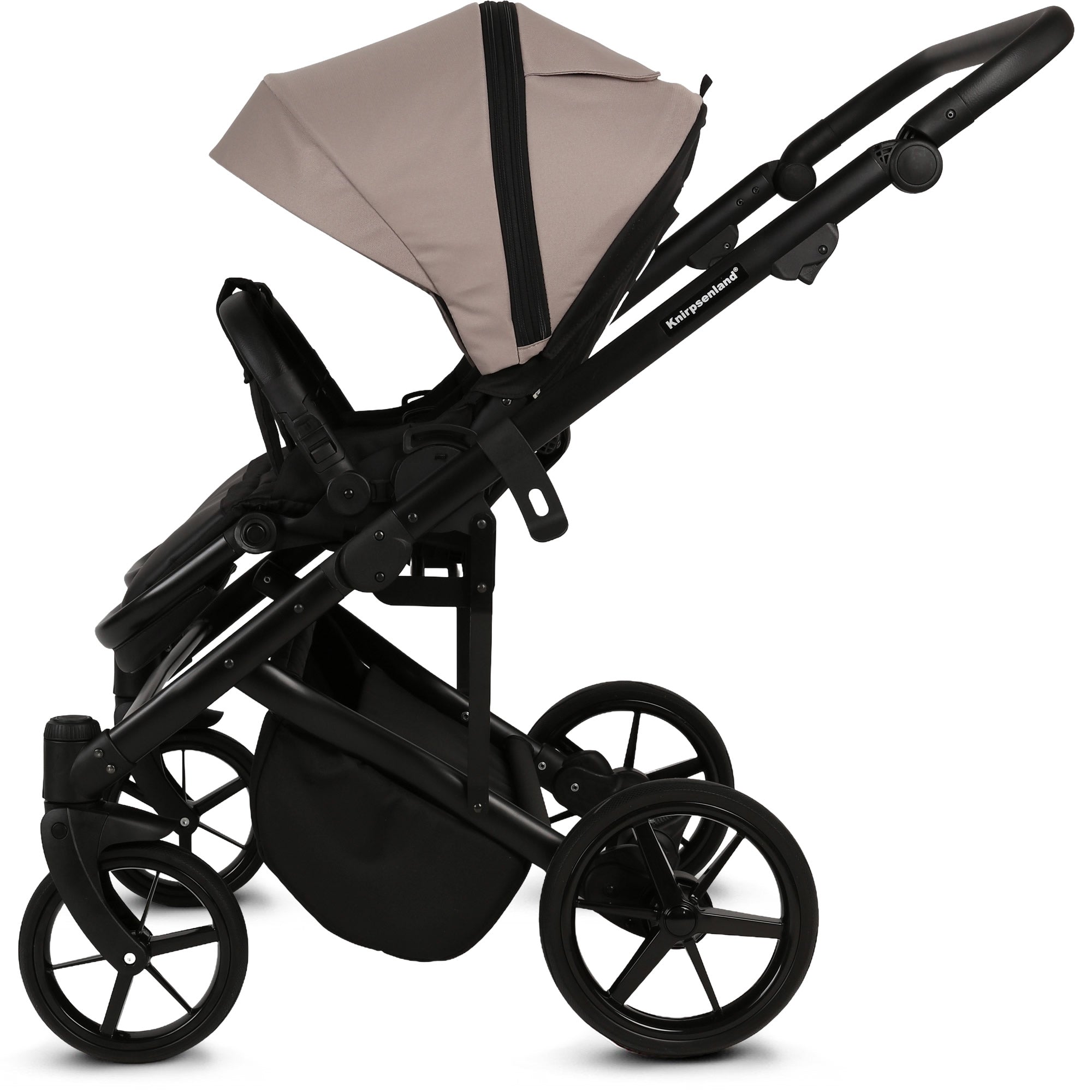 Knirpsenland Marbella Duo Cappuccino – Zwillings- & Geschwisterkinderwagen