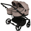 Knirpsenland Marbella Duo Cappuccino – Zwillings- & Geschwisterkinderwagen
