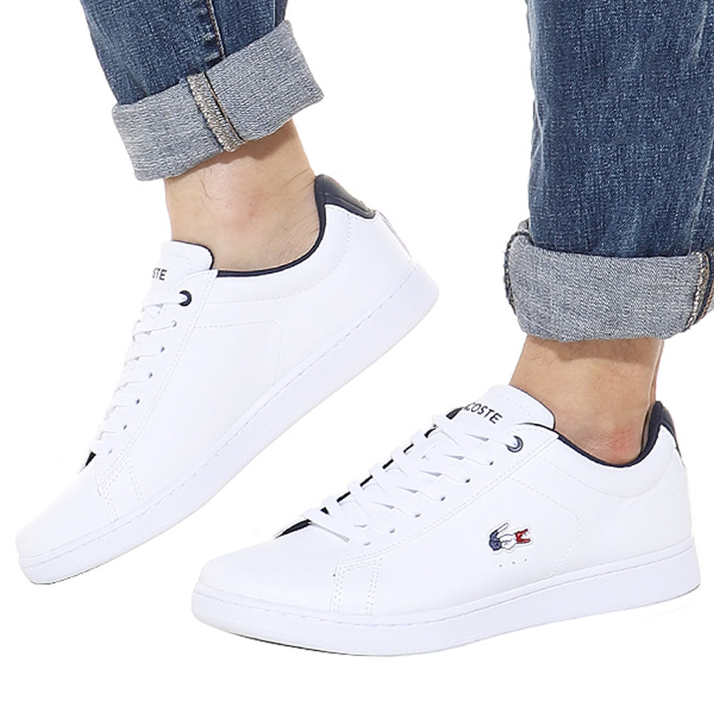 Lacoste CARNABY EVO Sneaker Weiß – Leder Herren Schuhe