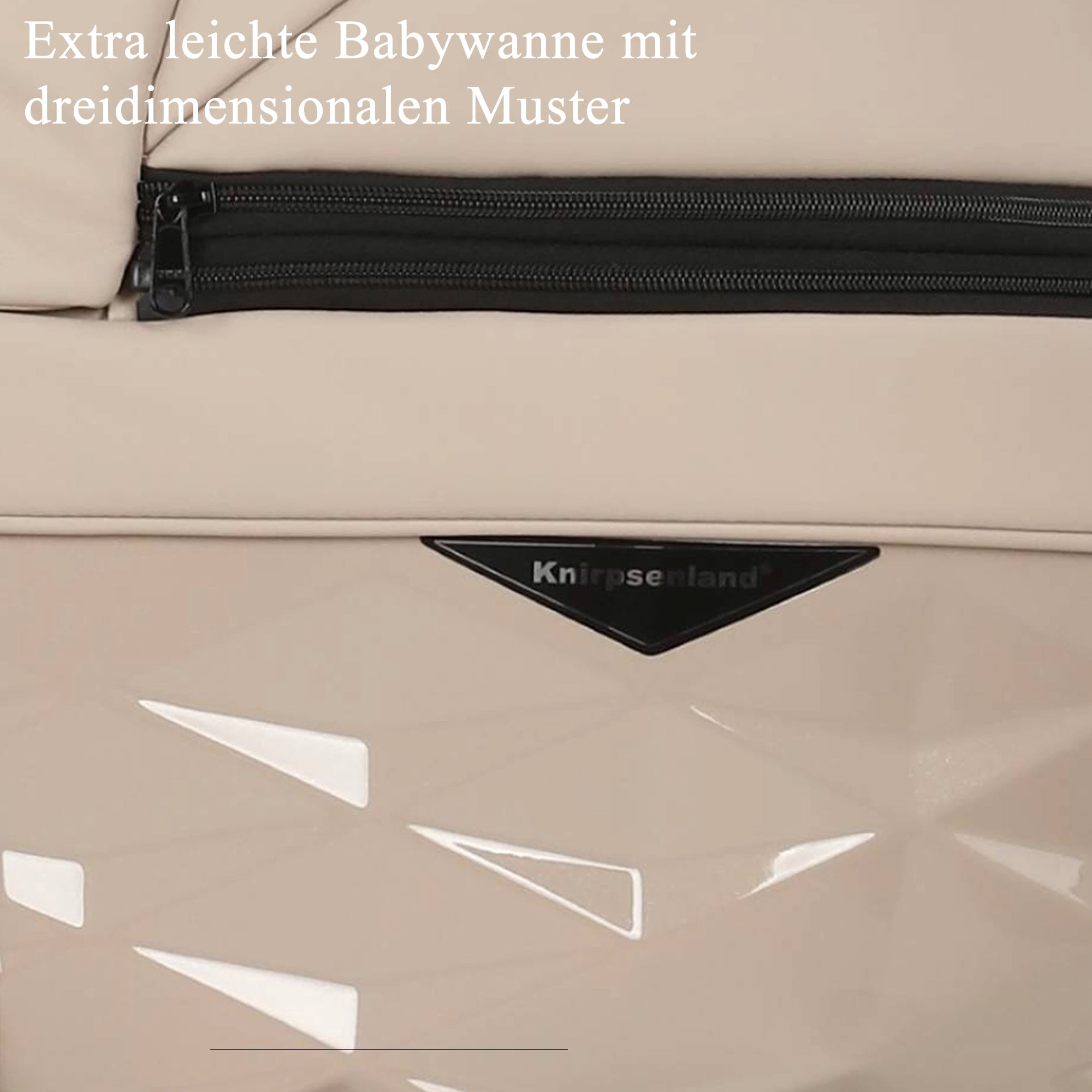Luxus Kombi-Kinderwagen Milano Cappuccino – Limited Edition mit 3D Lack-Wanne