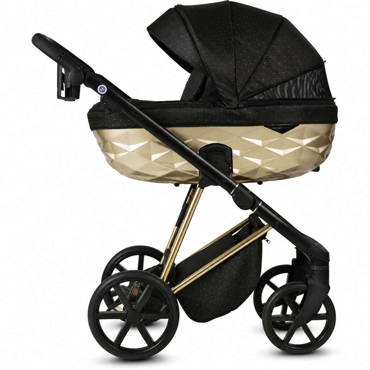 Milano Gold Schwarz Kinderwagen – Limited Edition