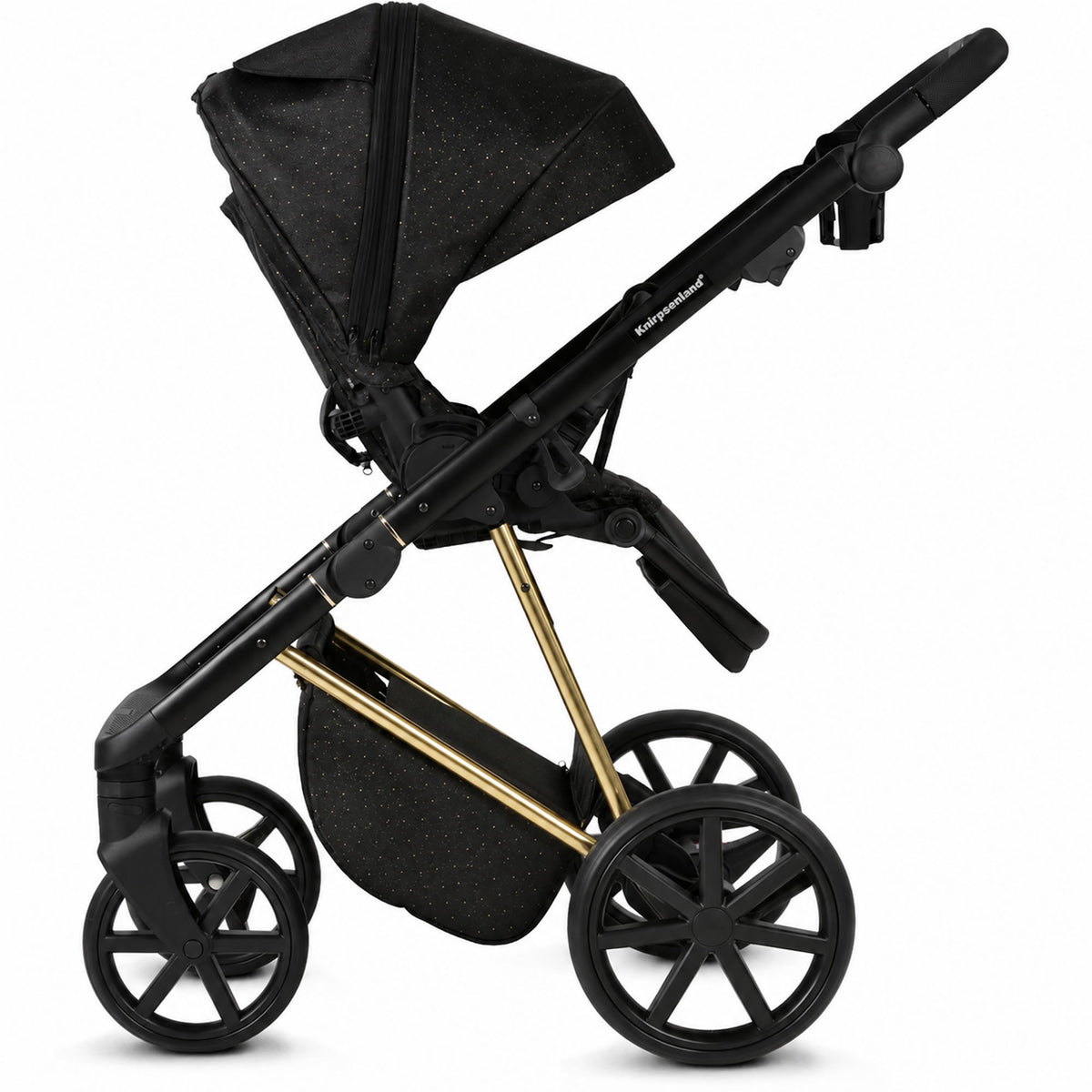 Milano Gold Schwarz Kinderwagen – Limited Edition
