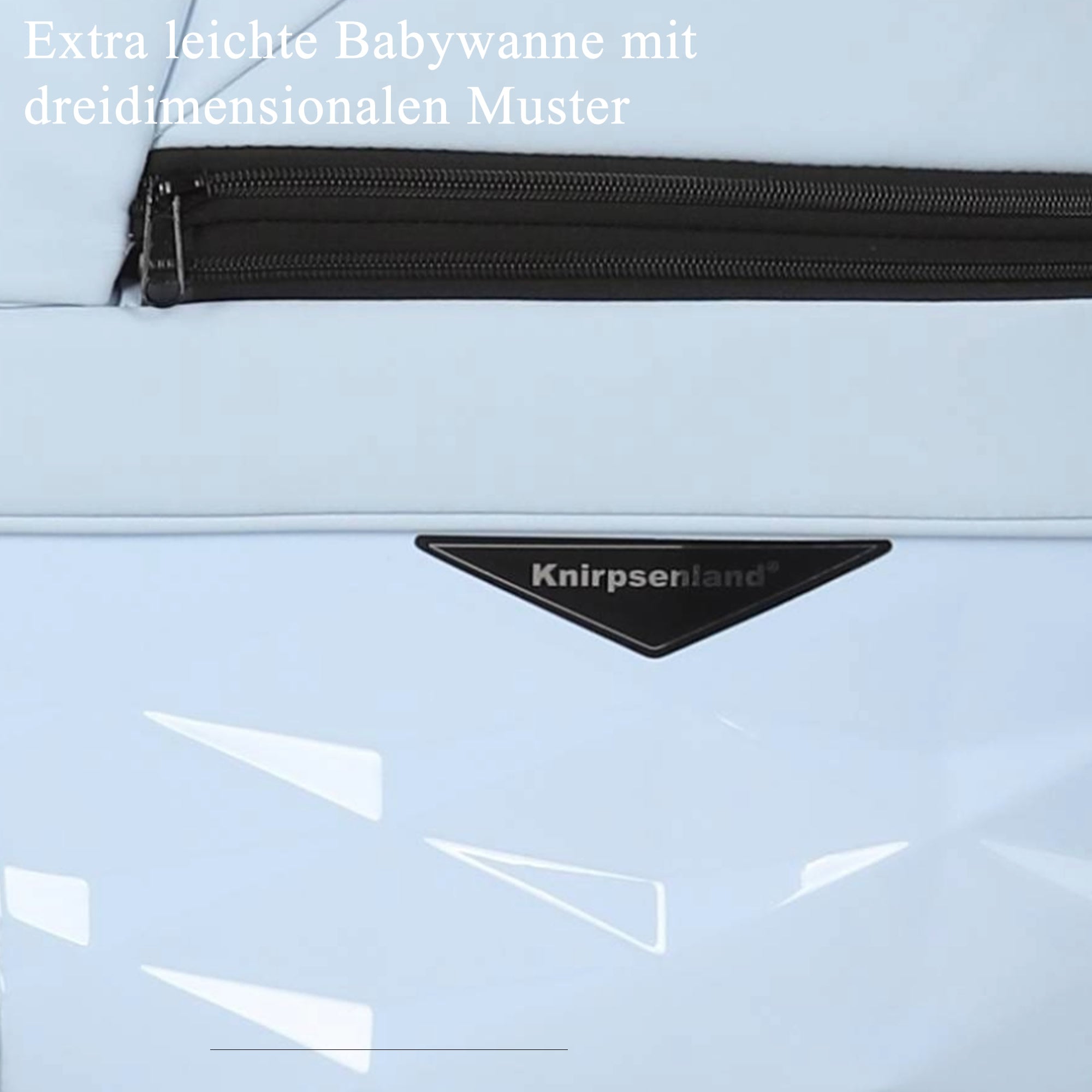 Luxus Kombi-Kinderwagen Milano Hellblau – Limited Edition Frisch & modern von Knirpsenland