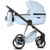 Luxus Kombi-Kinderwagen Milano Hellblau – Limited Edition Frisch & modern von Knirpsenland