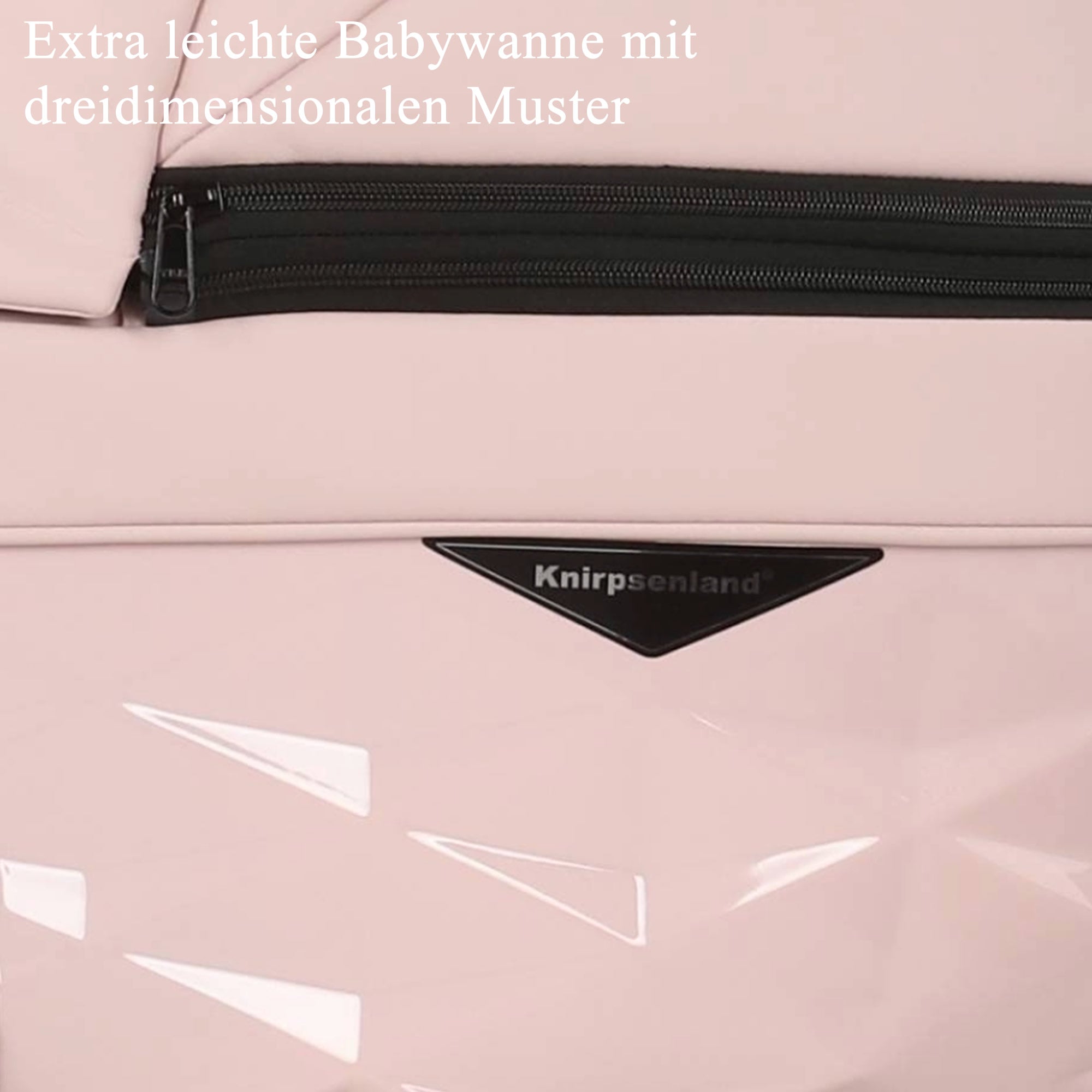 Luxus Kombi-Kinderwagen Milano Rosa – Limited Edition – Süßer Mädchentraum von Knirpsenland