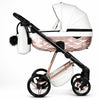 Milano Weiß Roségold Kinderwagen – Limited Edition