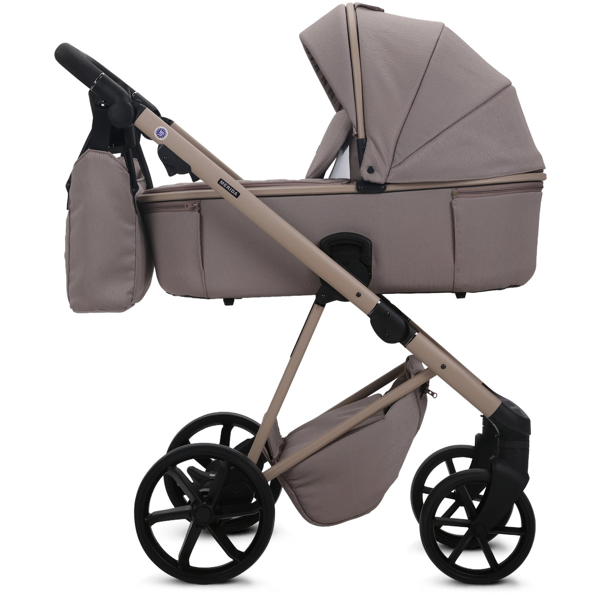 Luxus Kombikinderwagen Merida Cappuccino – Exklusiver Premium-Kinderwagen