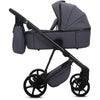 Luxus Kombikinderwagen Merida Grau (Stone) – Zeitlos & Elegant von Knirpsenland