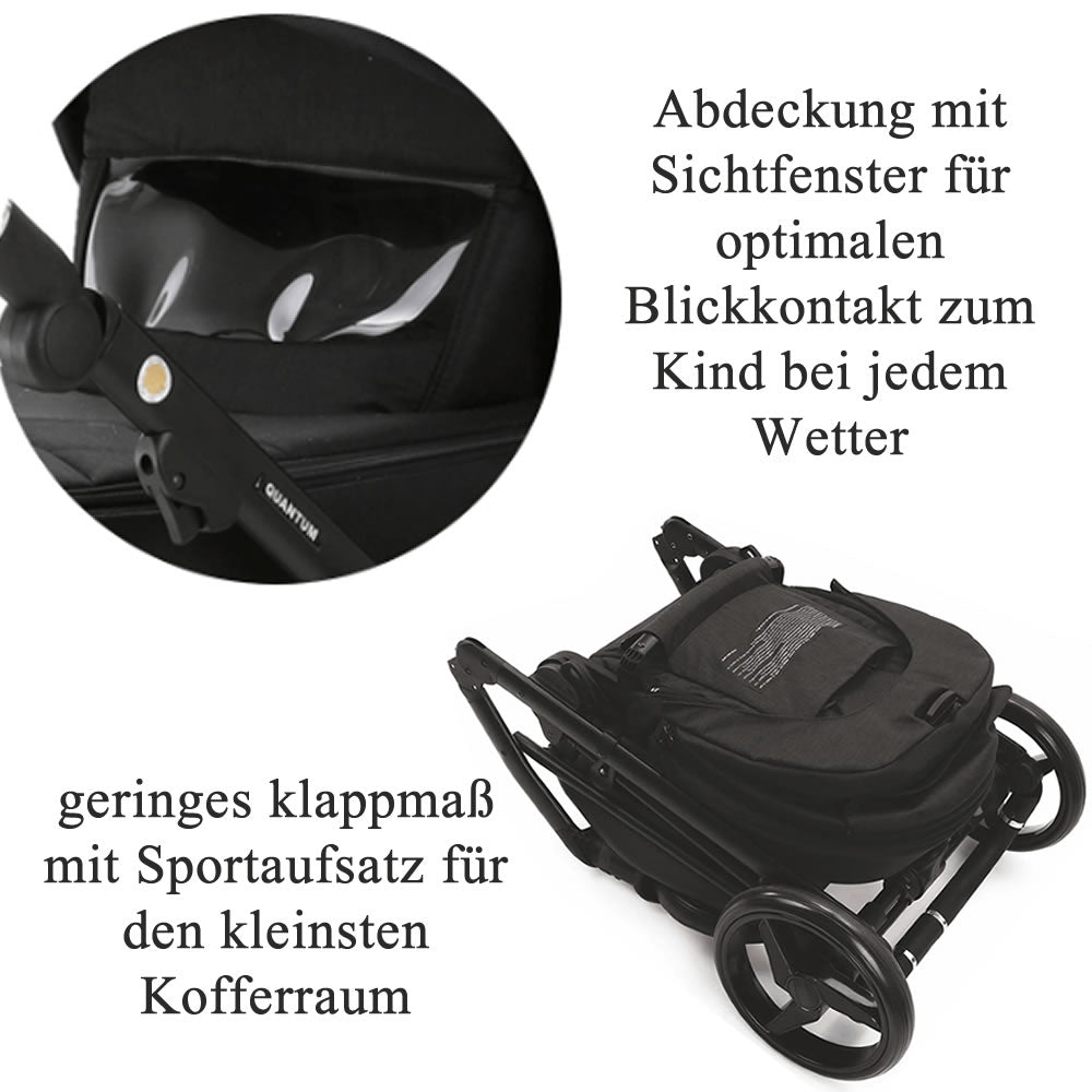 Luxus Kombi Kinderwagen Milano Knirpsenland