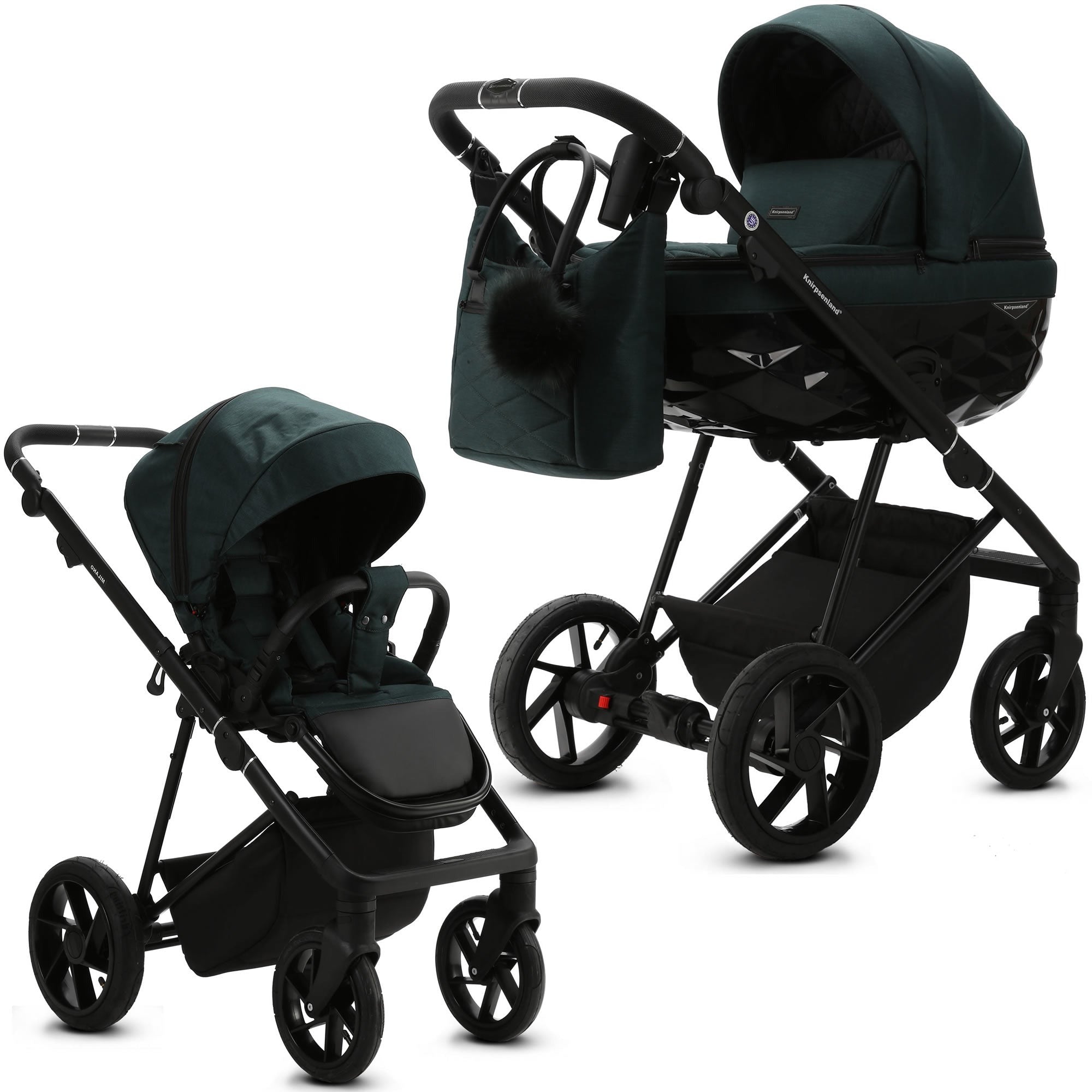 Luxus Kombi Kinderwagen Milano Knirpsenland