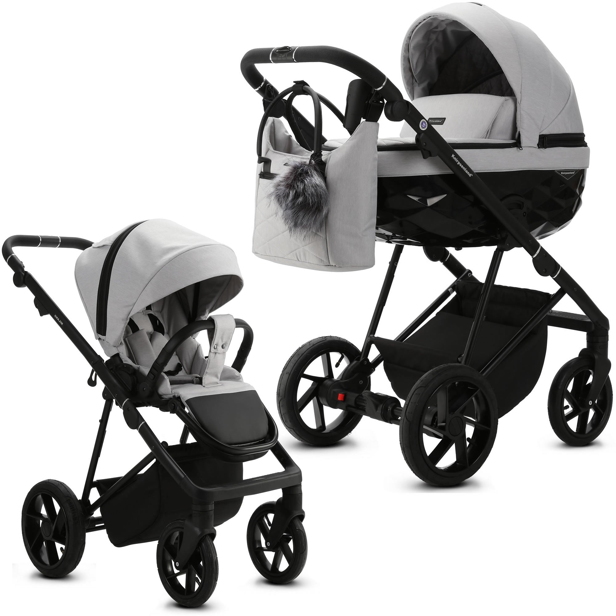 Luxus Kombi Kinderwagen Milano Knirpsenland