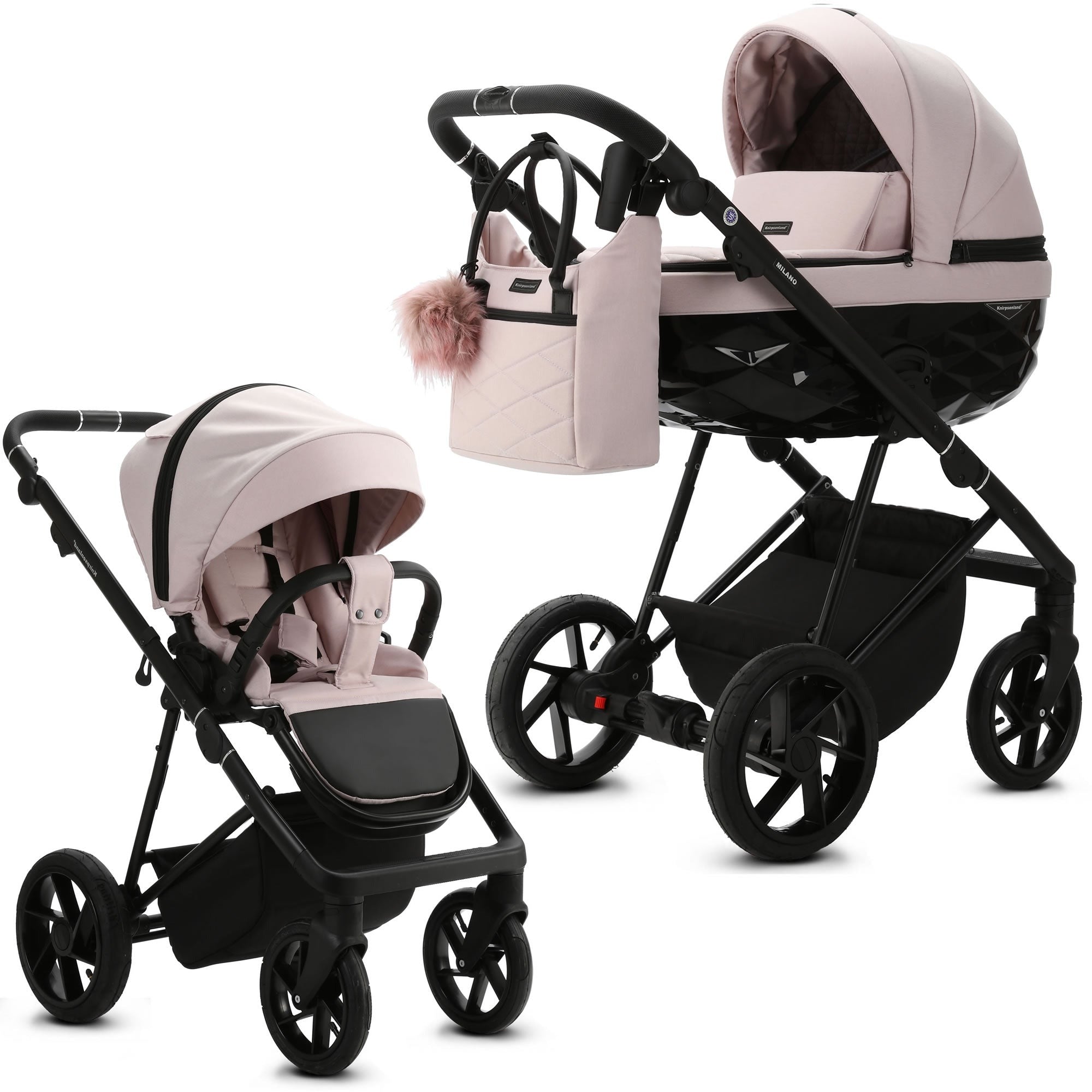 Luxus Kombi Kinderwagen Milano Knirpsenland