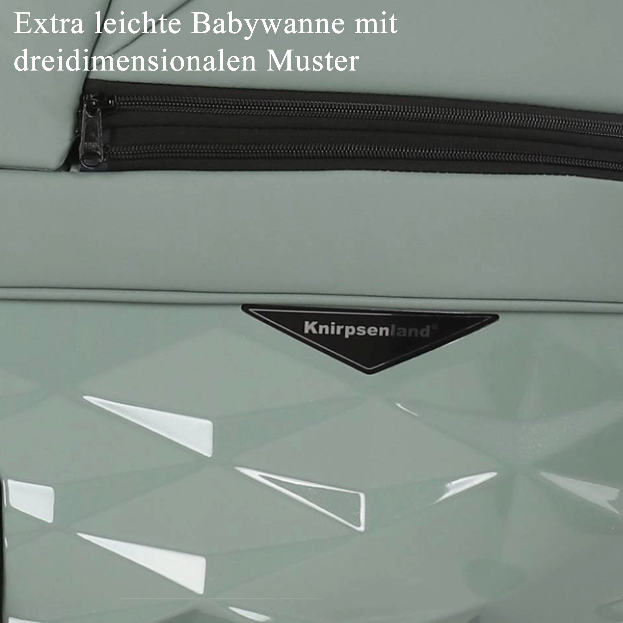 Luxus Kombi-Kinderwagen Milano Salbeigrün – Limited Edition mit 3D Lack-Wanne