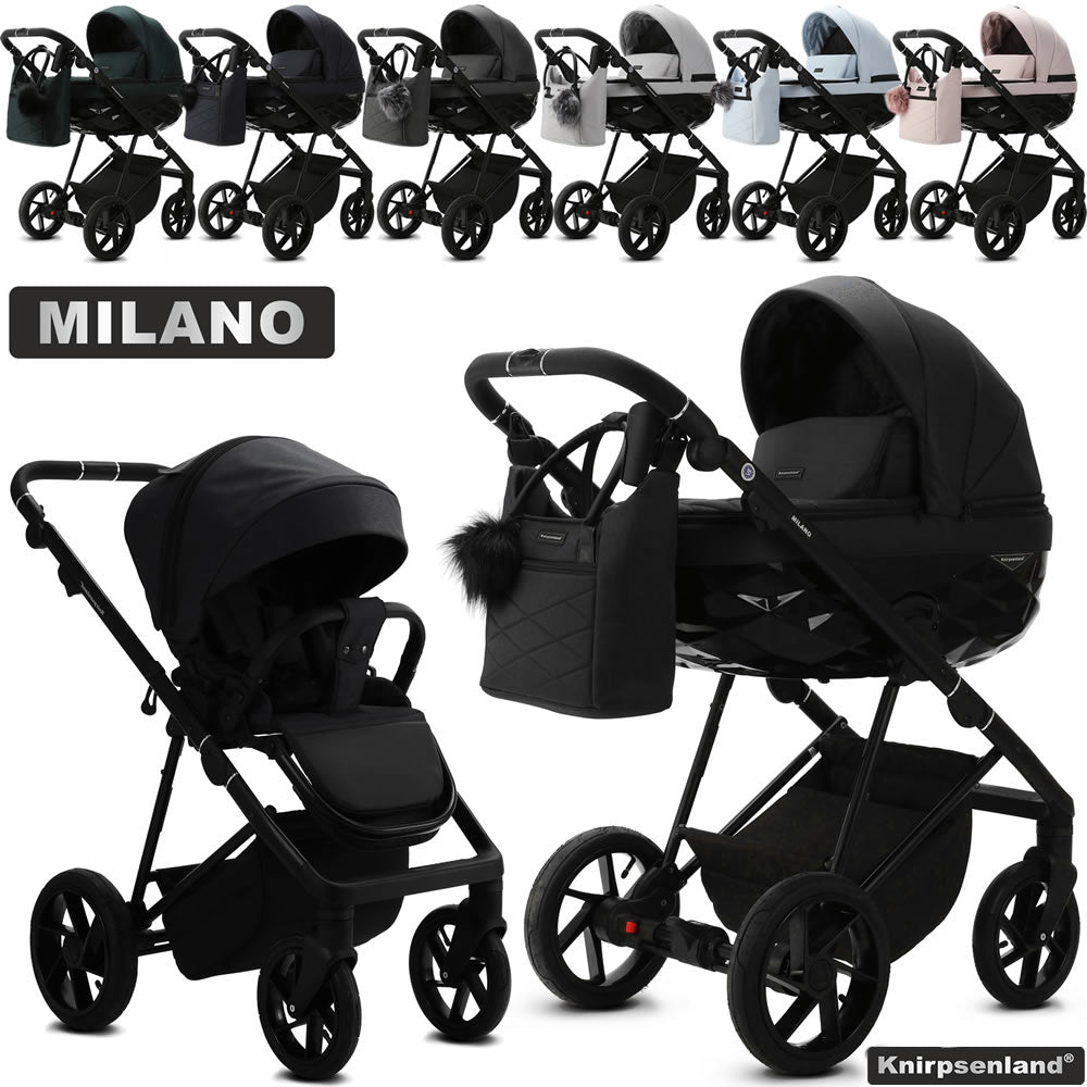 Luxus Kombi Kinderwagen Milano Knirpsenland