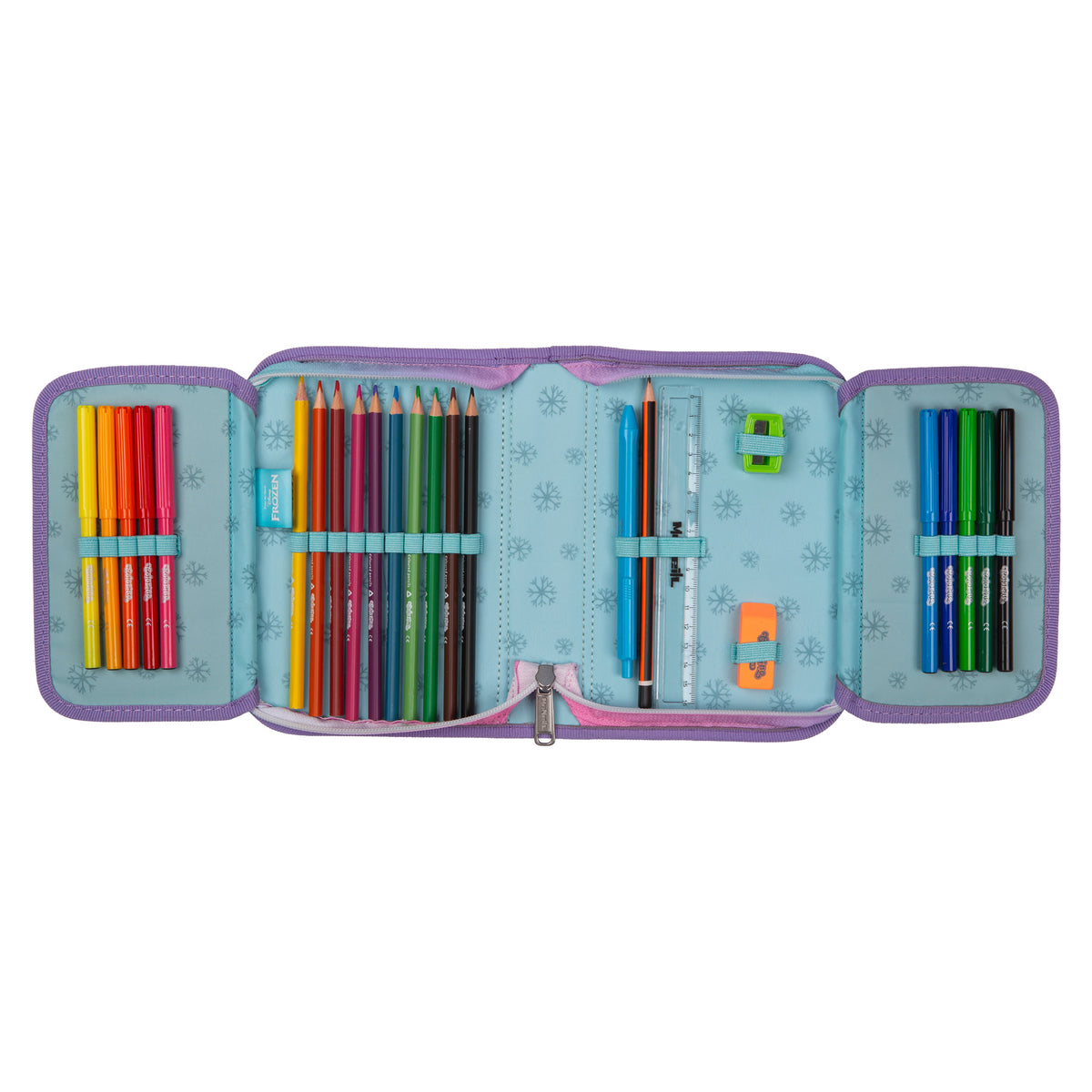 McNeill Schulranzen Perfecto Frozen 5tlg. Set – Ergonomischer Disney mit ClickFlex System