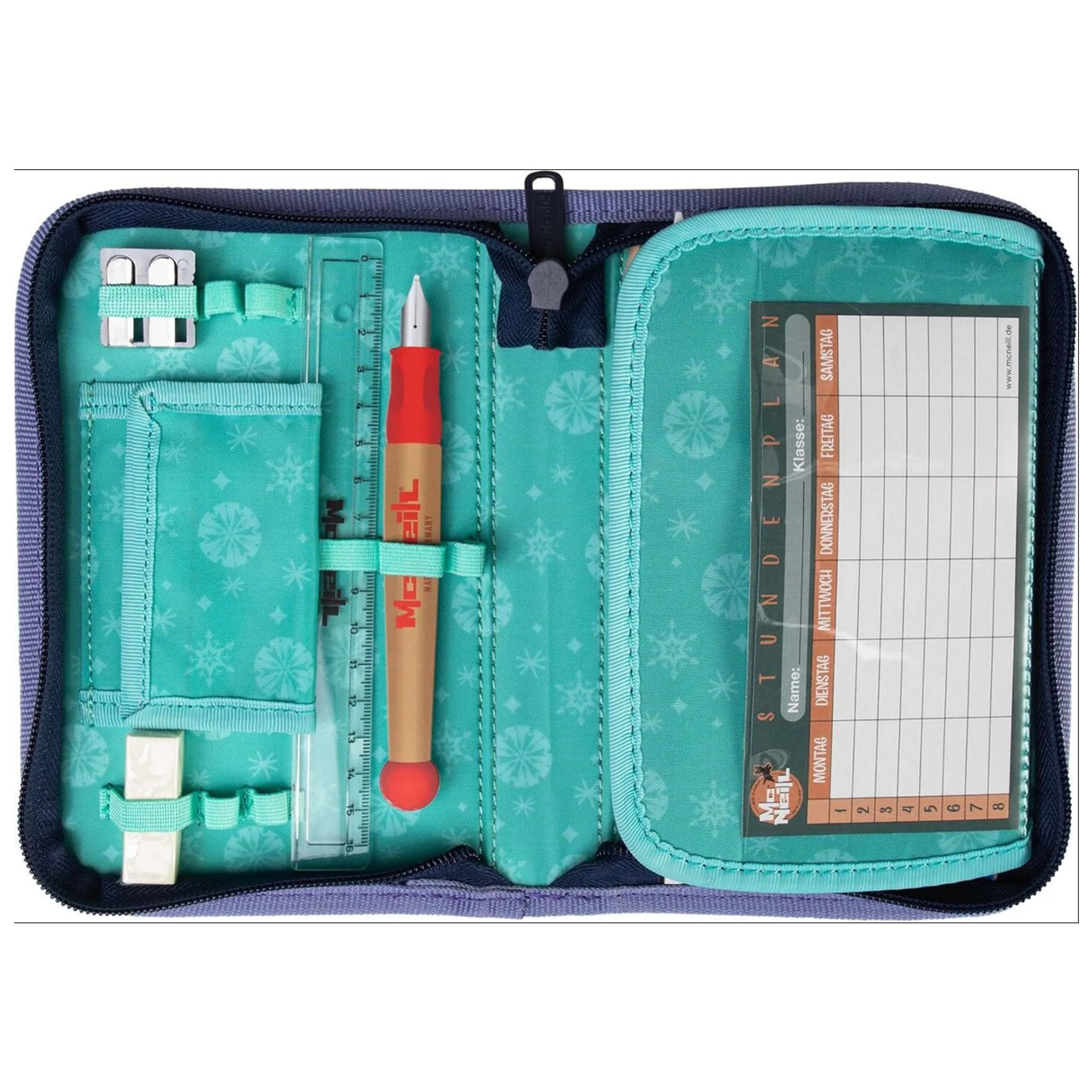 McNeill Schulranzen Perfecto Frozen 5tlg. Set – Ergonomischer Disney mit ClickFlex System