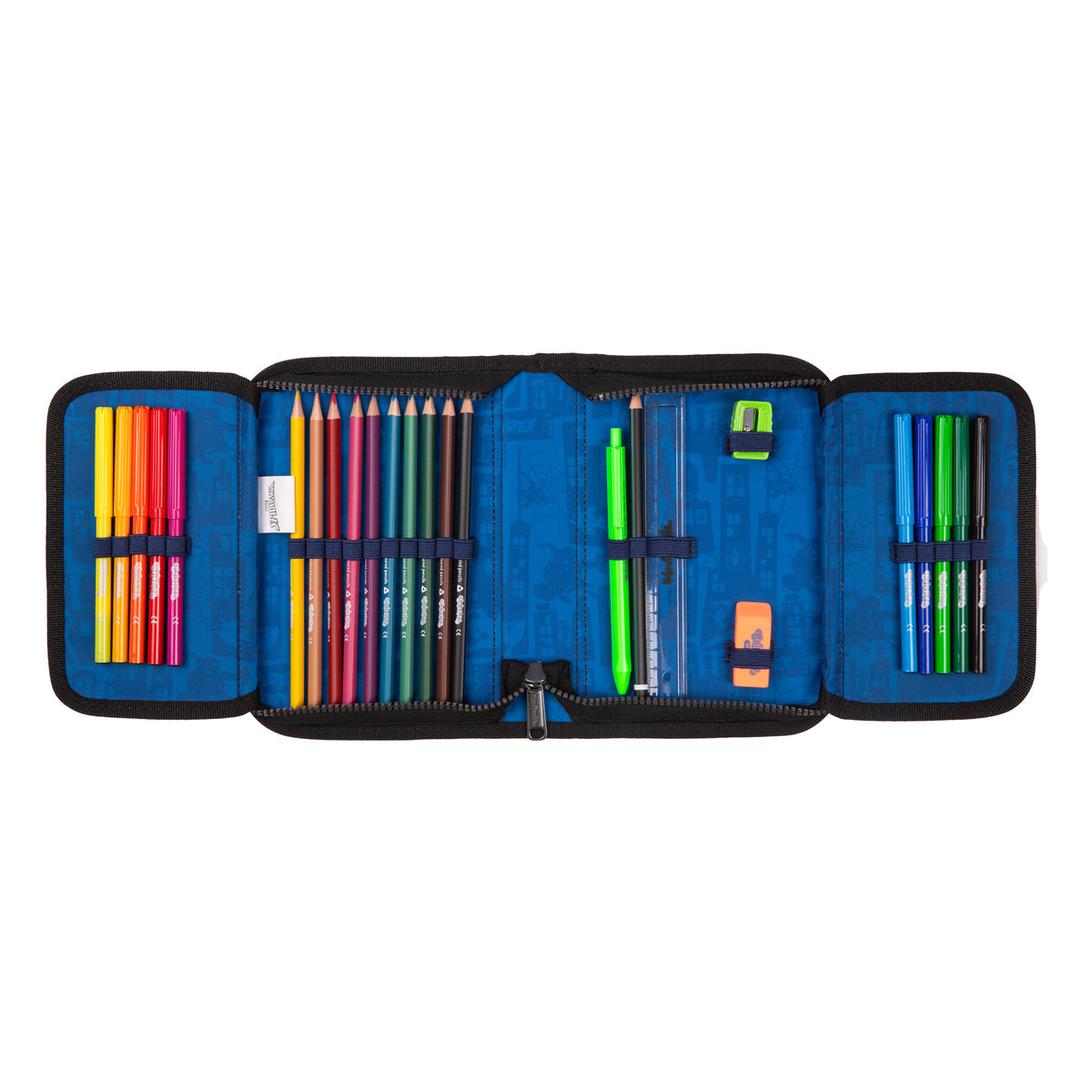 McNeill Schulranzen Perfecto Spider Man 5tlg. Set – Ergonomischer Marvel ClickFlex System