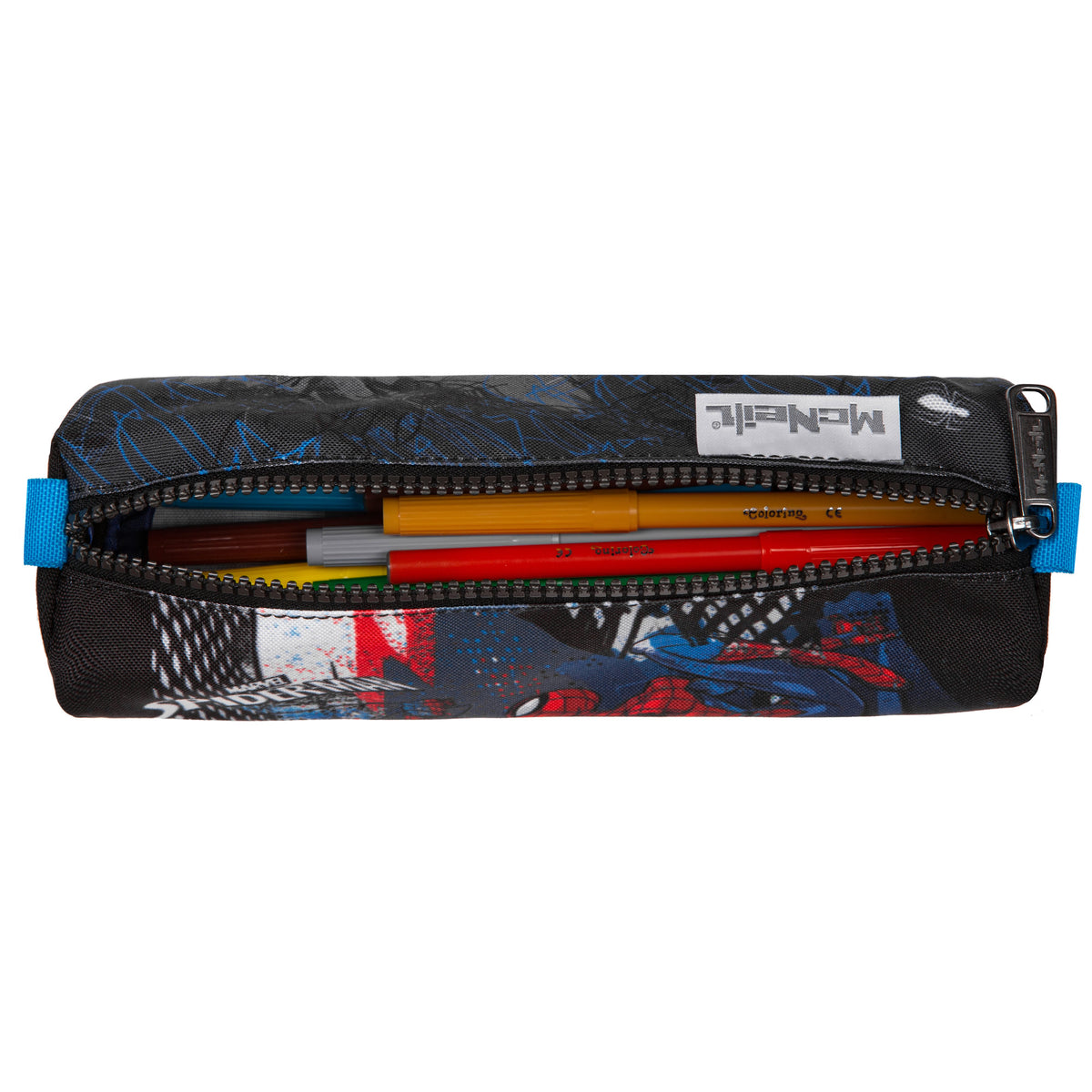 McNeill Schulranzen Perfecto Spider Man 5tlg. Set – Ergonomischer Marvel ClickFlex System