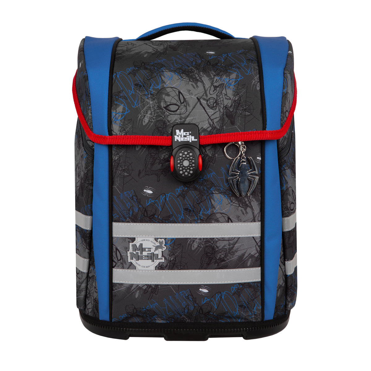 McNeill Schulranzen Perfecto Spider Man 5tlg. Set – Ergonomischer Marvel ClickFlex System