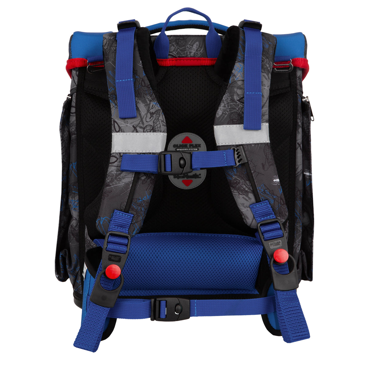 McNeill Schulranzen Perfecto Spider Man 5tlg. Set – Ergonomischer Marvel ClickFlex System