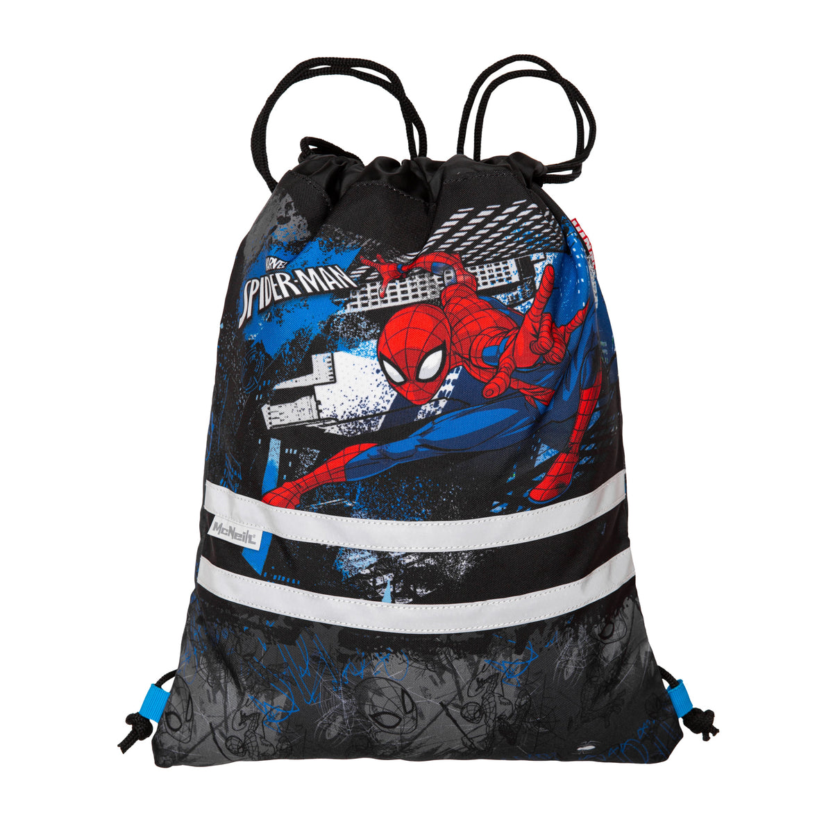 McNeill Schulranzen Perfecto Spider Man 5tlg. Set – Ergonomischer Marvel ClickFlex System