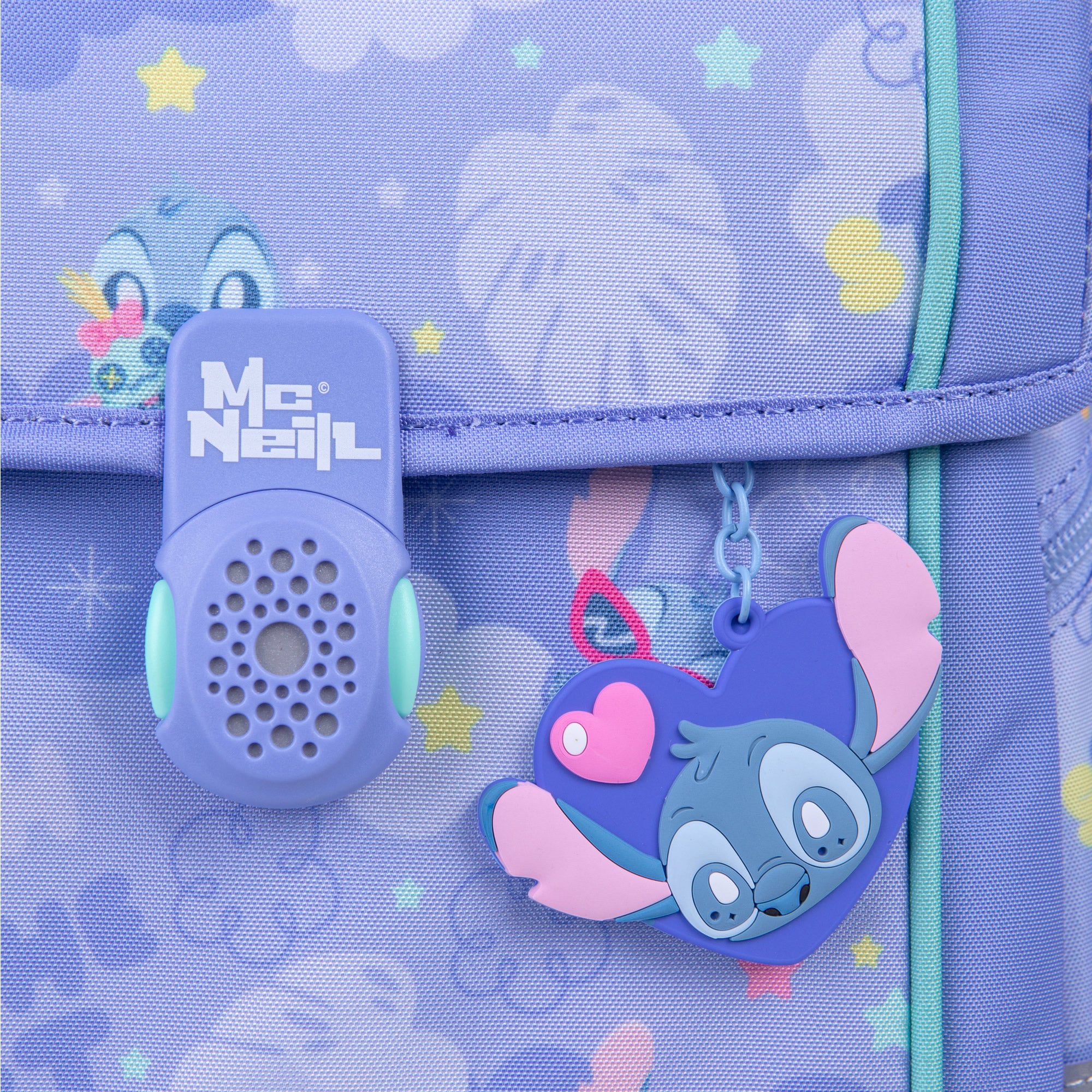 McNeill Schulranzen Perfecto Stitch 5tlg. Set – Ergonomischer Disney ClickFlex System