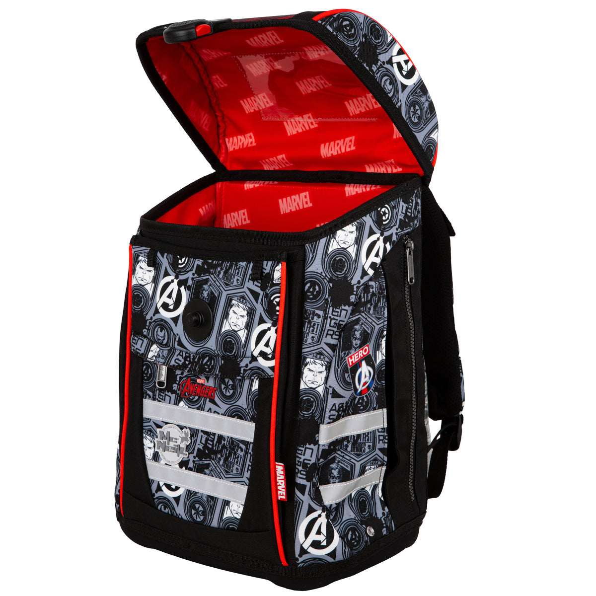 McNeill Teneris Avengers Schulranzen 4tlg. Set – Marvel Air-Flow